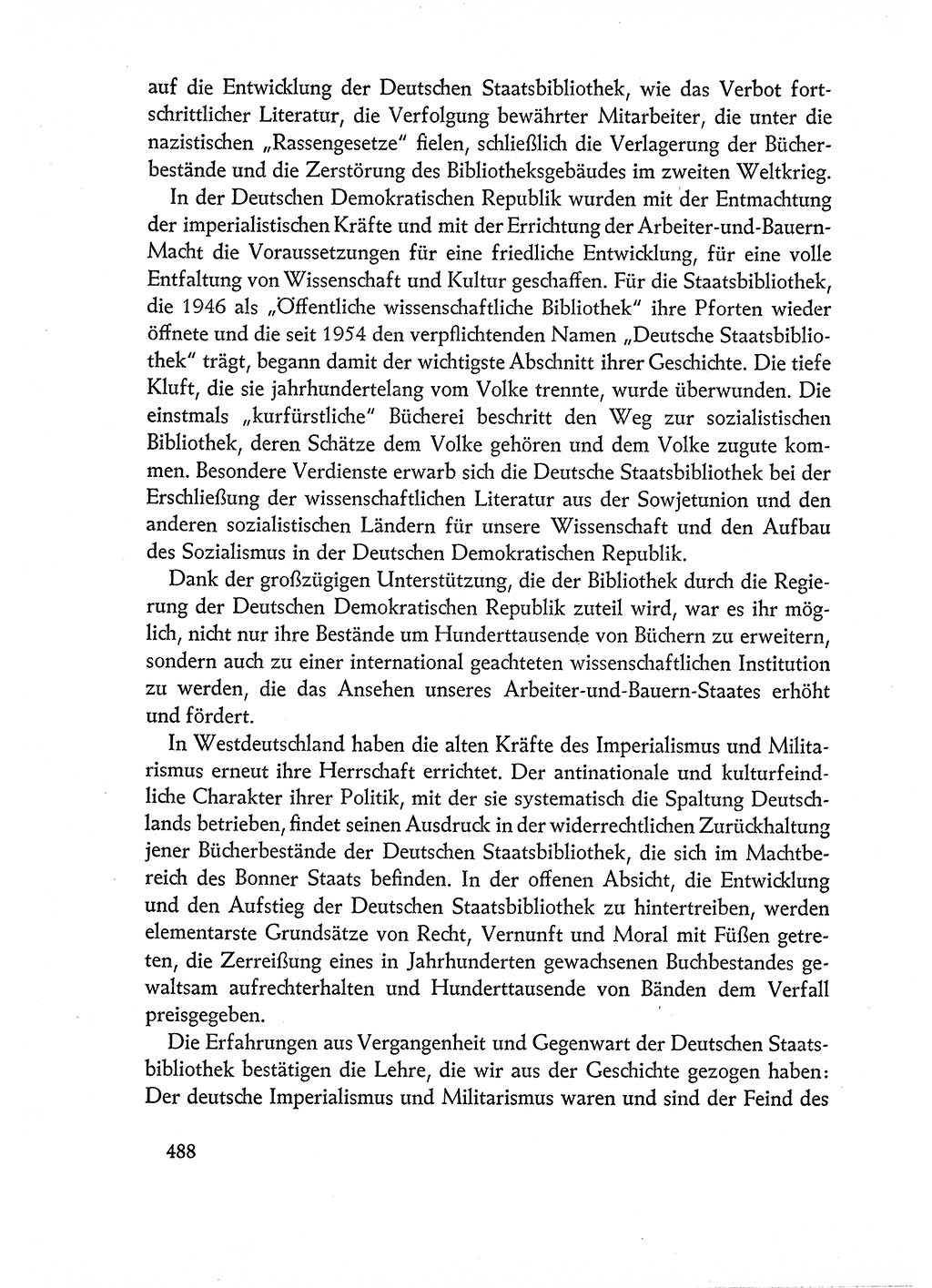 Dokumente der Sozialistischen Einheitspartei Deutschlands (SED) [Deutsche Demokratische Republik (DDR)] 1960-1961, Seite 488 (Dok. SED DDR 1960-1961, S. 488)