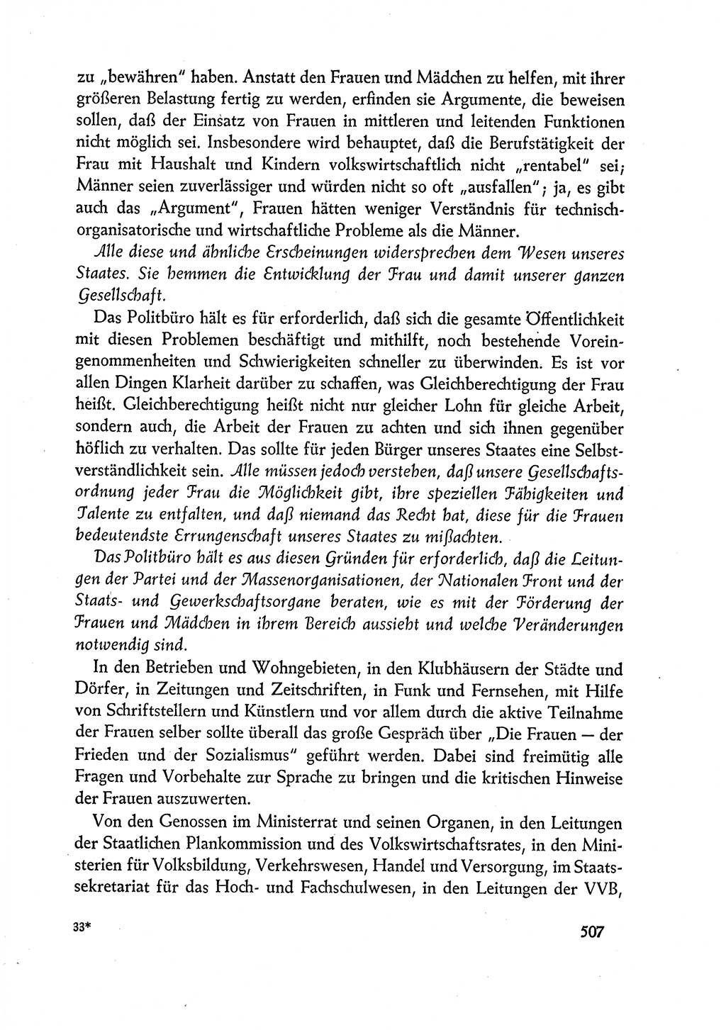 Dokumente der Sozialistischen Einheitspartei Deutschlands (SED) [Deutsche Demokratische Republik (DDR)] 1960-1961, Seite 507 (Dok. SED DDR 1960-1961, S. 507)