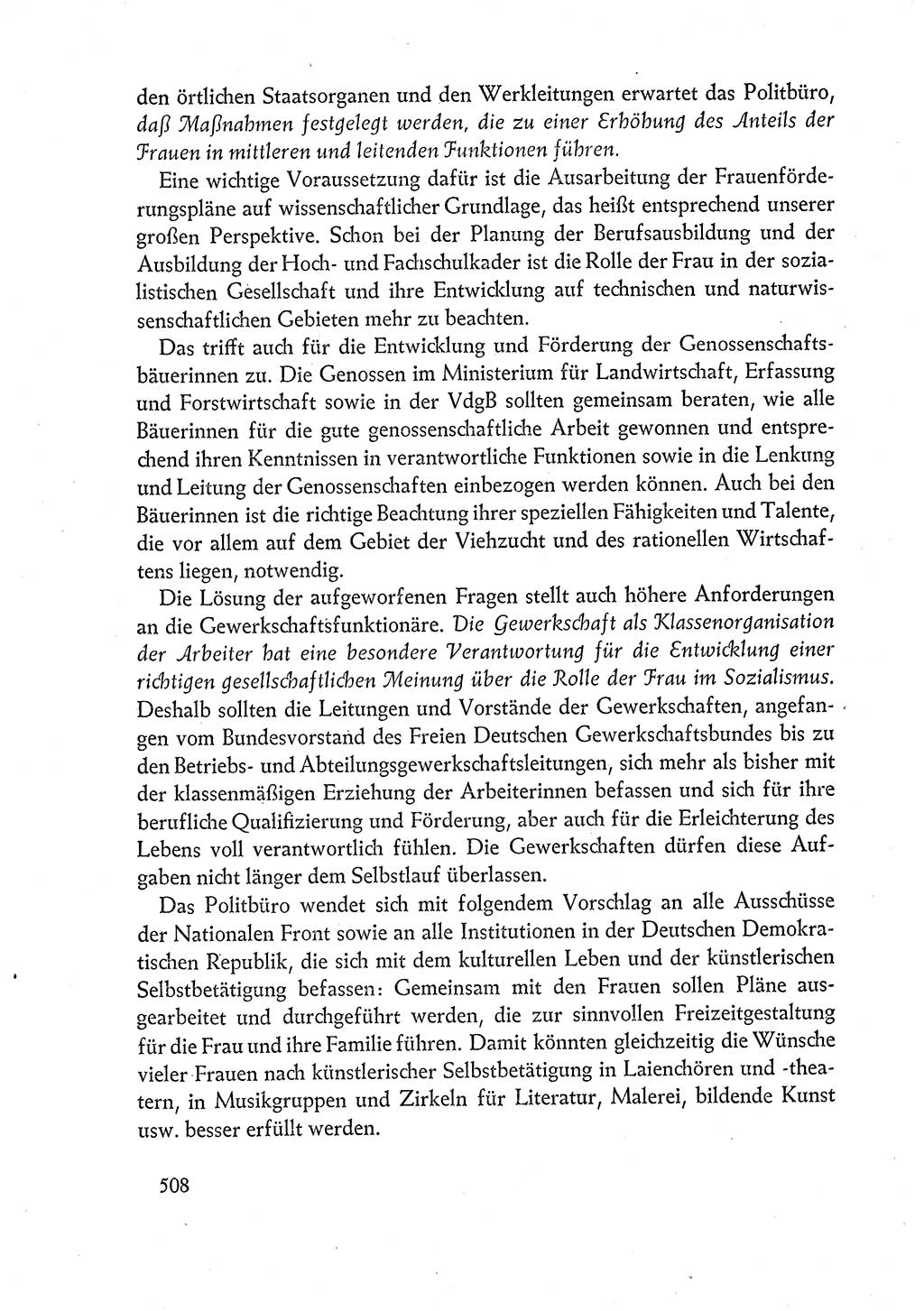 Dokumente der Sozialistischen Einheitspartei Deutschlands (SED) [Deutsche Demokratische Republik (DDR)] 1960-1961, Seite 508 (Dok. SED DDR 1960-1961, S. 508)
