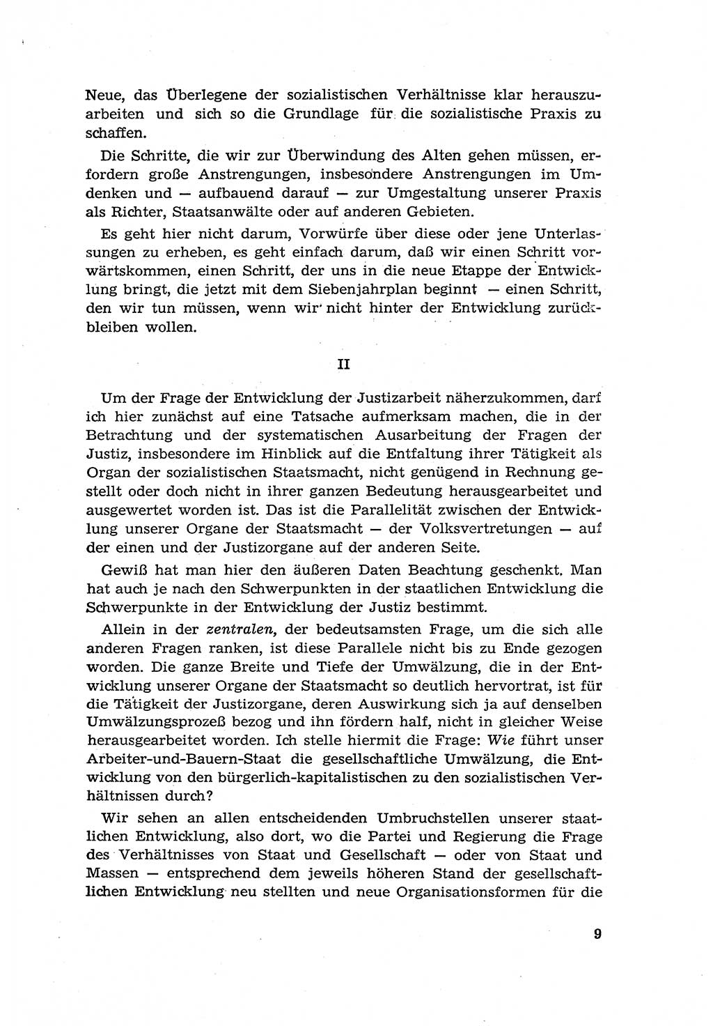 Zur Entwicklung des sozialistischen Strafrechts der Deutschen Demokratischen Republik (DDR) 1960, Seite 9 (Entw. soz. Strafr. DDR 1960, S. 9)