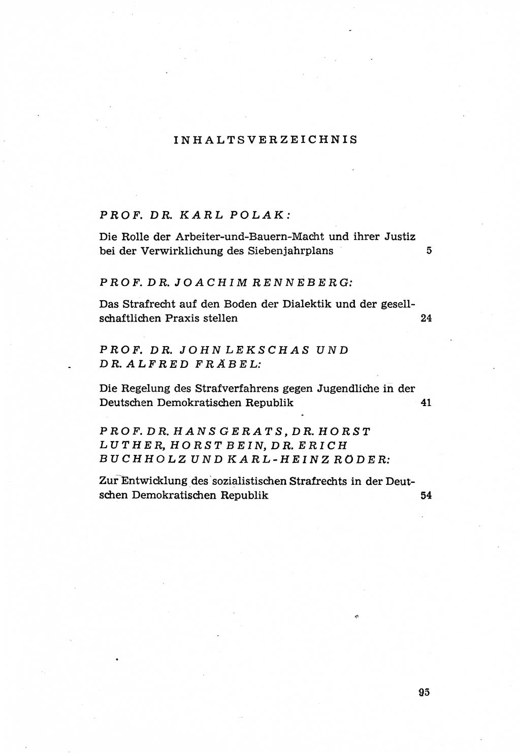 Zur Entwicklung des sozialistischen Strafrechts der Deutschen Demokratischen Republik (DDR) 1960, Seite 95 (Entw. soz. Strafr. DDR 1960, S. 95)