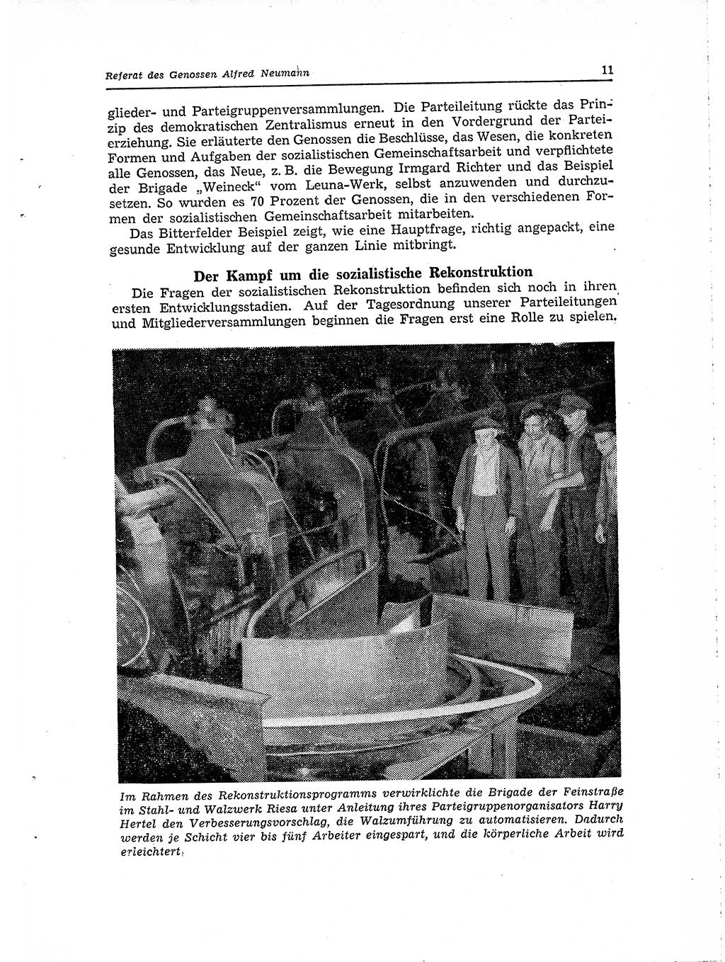 Neuer Weg (NW), Organ des Zentralkomitees (ZK) der SED (Sozialistische Einheitspartei Deutschlands) für Fragen des Parteilebens, 15. Jahrgang [Deutsche Demokratische Republik (DDR)] 1960, Seite 11 (NW ZK SED DDR 1960, S. 11)