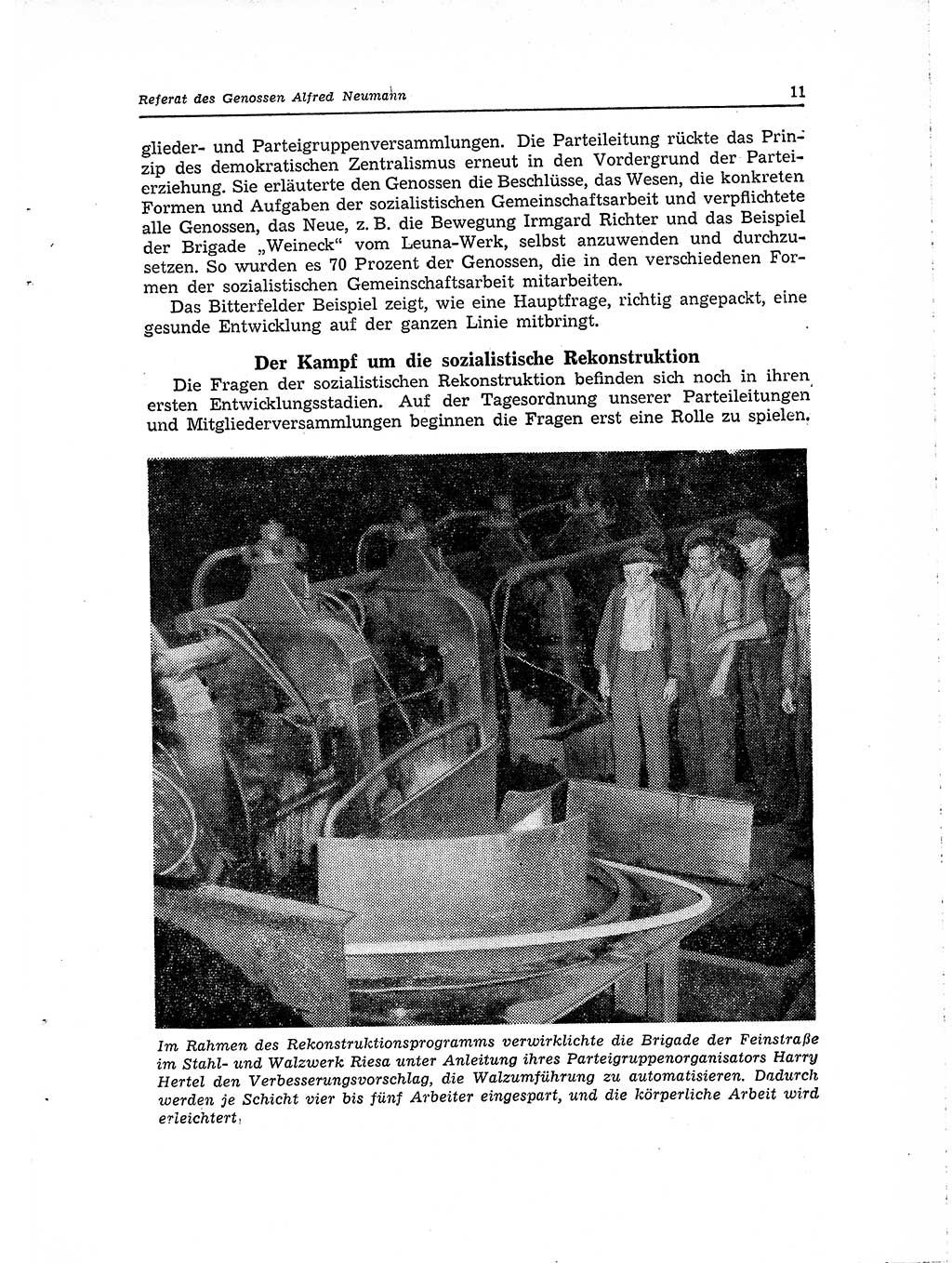 Neuer Weg (NW), Organ des Zentralkomitees (ZK) der SED (Sozialistische Einheitspartei Deutschlands) für Fragen des Parteilebens, 15. Jahrgang [Deutsche Demokratische Republik (DDR)] 1960, Seite 11 (NW ZK SED DDR 1960, S. 11)