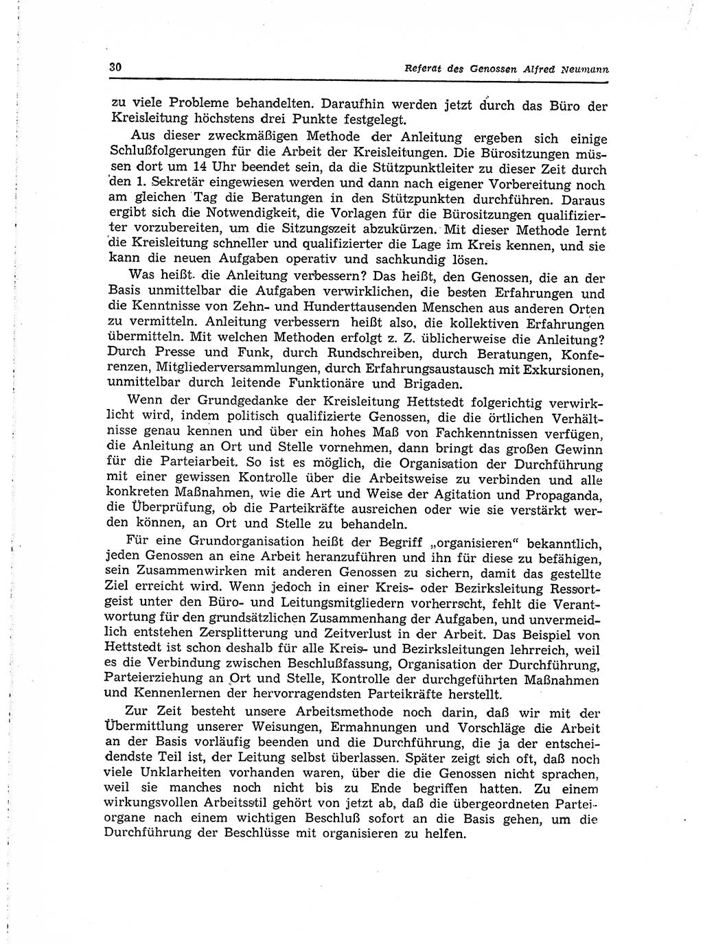 Neuer Weg (NW), Organ des Zentralkomitees (ZK) der SED (Sozialistische Einheitspartei Deutschlands) für Fragen des Parteilebens, 15. Jahrgang [Deutsche Demokratische Republik (DDR)] 1960, Seite 30 (NW ZK SED DDR 1960, S. 30)