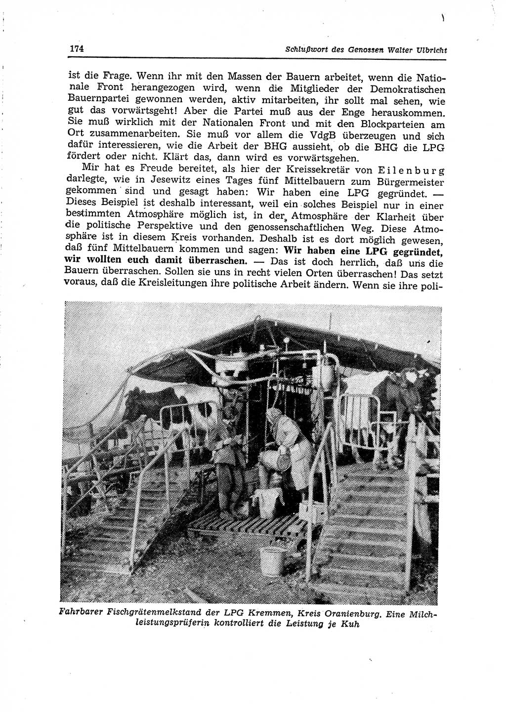 Neuer Weg (NW), Organ des Zentralkomitees (ZK) der SED (Sozialistische Einheitspartei Deutschlands) für Fragen des Parteilebens, 15. Jahrgang [Deutsche Demokratische Republik (DDR)] 1960, Seite 174 (NW ZK SED DDR 1960, S. 174)