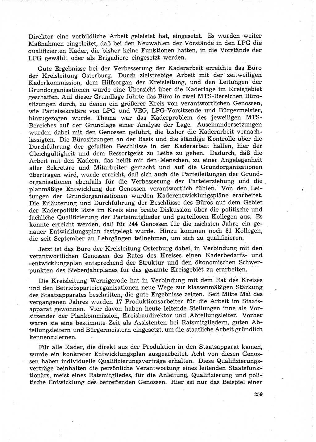 Neuer Weg (NW), Organ des Zentralkomitees (ZK) der SED (Sozialistische Einheitspartei Deutschlands) für Fragen des Parteilebens, 15. Jahrgang [Deutsche Demokratische Republik (DDR)] 1960, Seite 259 (NW ZK SED DDR 1960, S. 259)
