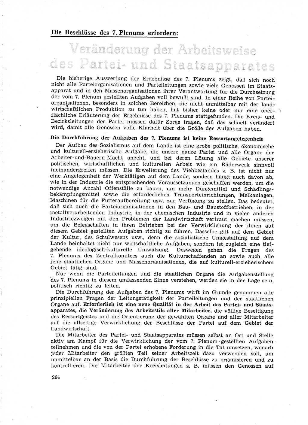 Neuer Weg (NW), Organ des Zentralkomitees (ZK) der SED (Sozialistische Einheitspartei Deutschlands) für Fragen des Parteilebens, 15. Jahrgang [Deutsche Demokratische Republik (DDR)] 1960, Seite 264 (NW ZK SED DDR 1960, S. 264)