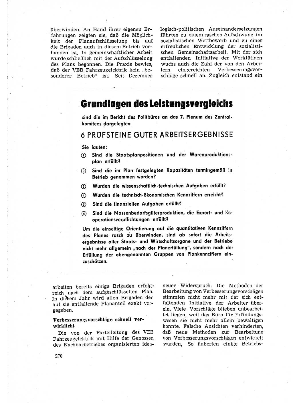 Neuer Weg (NW), Organ des Zentralkomitees (ZK) der SED (Sozialistische Einheitspartei Deutschlands) für Fragen des Parteilebens, 15. Jahrgang [Deutsche Demokratische Republik (DDR)] 1960, Seite 270 (NW ZK SED DDR 1960, S. 270)