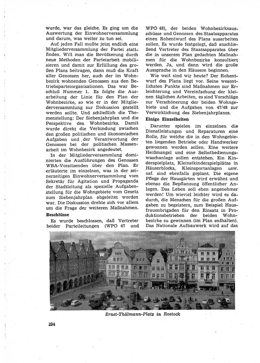 Neuer Weg (NW), Organ des Zentralkomitees (ZK) der SED (Sozialistische Einheitspartei Deutschlands) für Fragen des Parteilebens, 15. Jahrgang [Deutsche Demokratische Republik (DDR)] 1960, Seite 294 (NW ZK SED DDR 1960, S. 294)