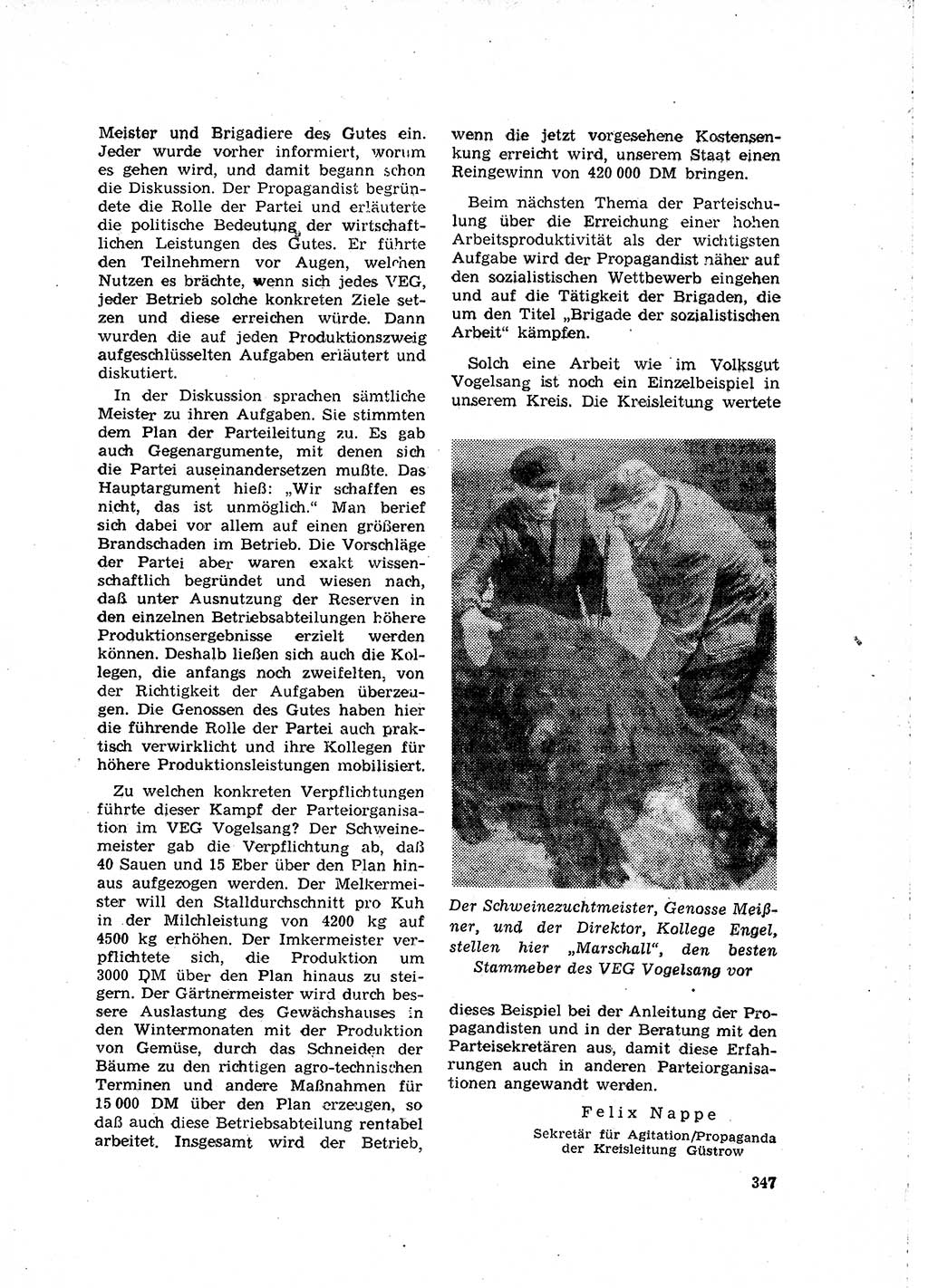 Neuer Weg (NW), Organ des Zentralkomitees (ZK) der SED (Sozialistische Einheitspartei Deutschlands) für Fragen des Parteilebens, 15. Jahrgang [Deutsche Demokratische Republik (DDR)] 1960, Seite 347 (NW ZK SED DDR 1960, S. 347)
