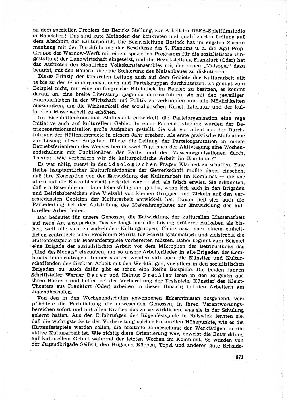Neuer Weg (NW), Organ des Zentralkomitees (ZK) der SED (Sozialistische Einheitspartei Deutschlands) für Fragen des Parteilebens, 15. Jahrgang [Deutsche Demokratische Republik (DDR)] 1960, Seite 371 (NW ZK SED DDR 1960, S. 371)