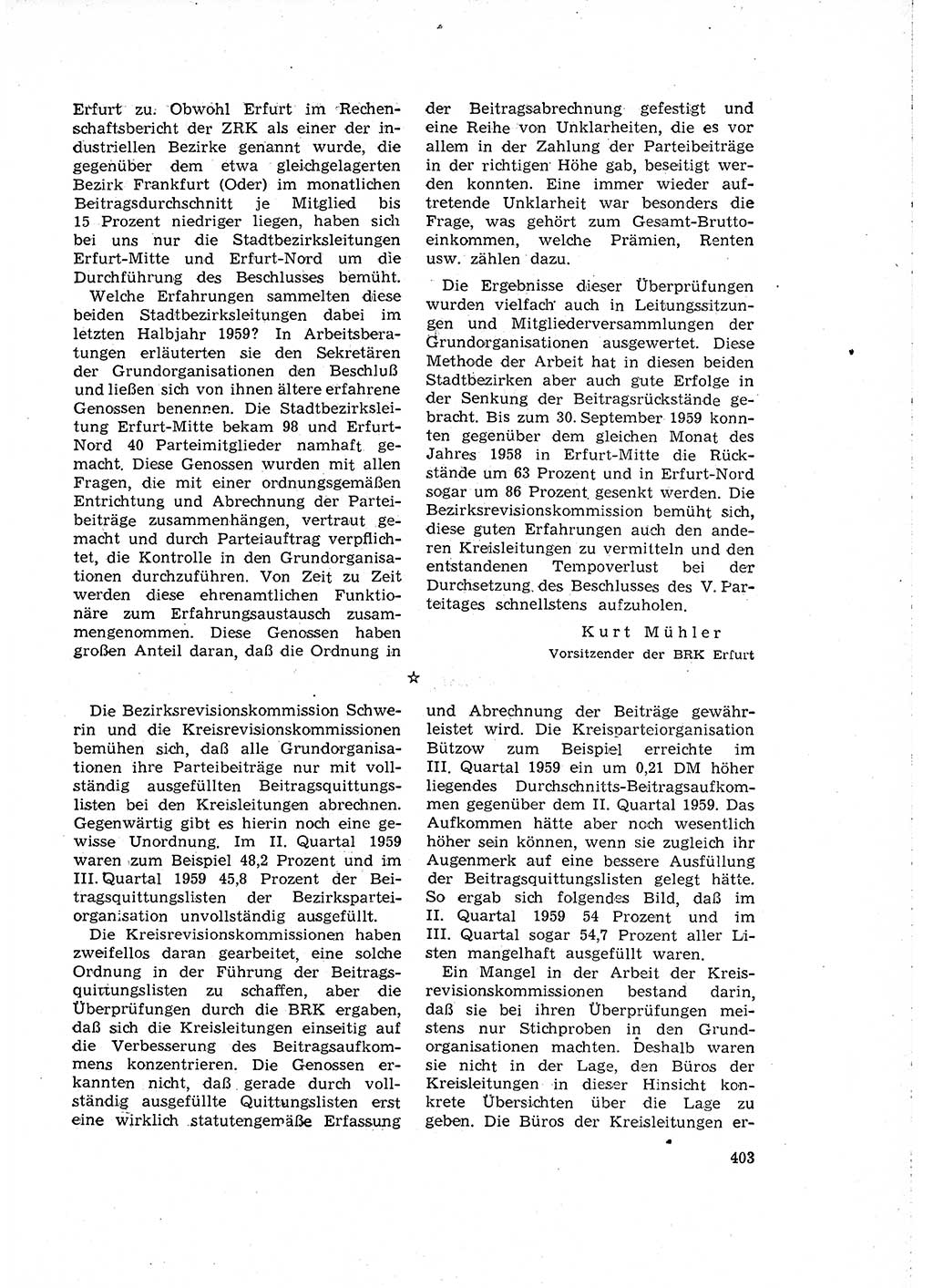 Neuer Weg (NW), Organ des Zentralkomitees (ZK) der SED (Sozialistische Einheitspartei Deutschlands) für Fragen des Parteilebens, 15. Jahrgang [Deutsche Demokratische Republik (DDR)] 1960, Seite 403 (NW ZK SED DDR 1960, S. 403)