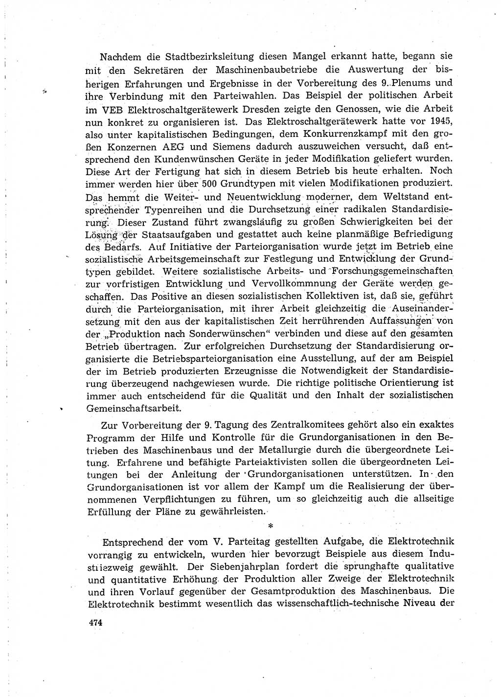 Neuer Weg (NW), Organ des Zentralkomitees (ZK) der SED (Sozialistische Einheitspartei Deutschlands) für Fragen des Parteilebens, 15. Jahrgang [Deutsche Demokratische Republik (DDR)] 1960, Seite 474 (NW ZK SED DDR 1960, S. 474)