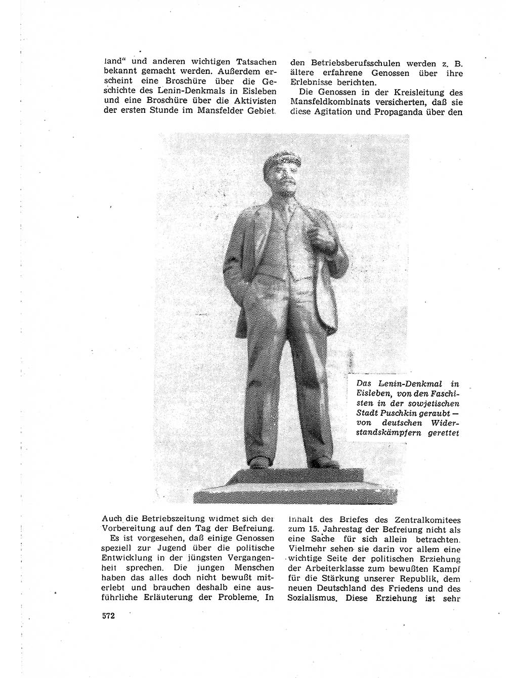 Neuer Weg (NW), Organ des Zentralkomitees (ZK) der SED (Sozialistische Einheitspartei Deutschlands) für Fragen des Parteilebens, 15. Jahrgang [Deutsche Demokratische Republik (DDR)] 1960, Seite 572 (NW ZK SED DDR 1960, S. 572)