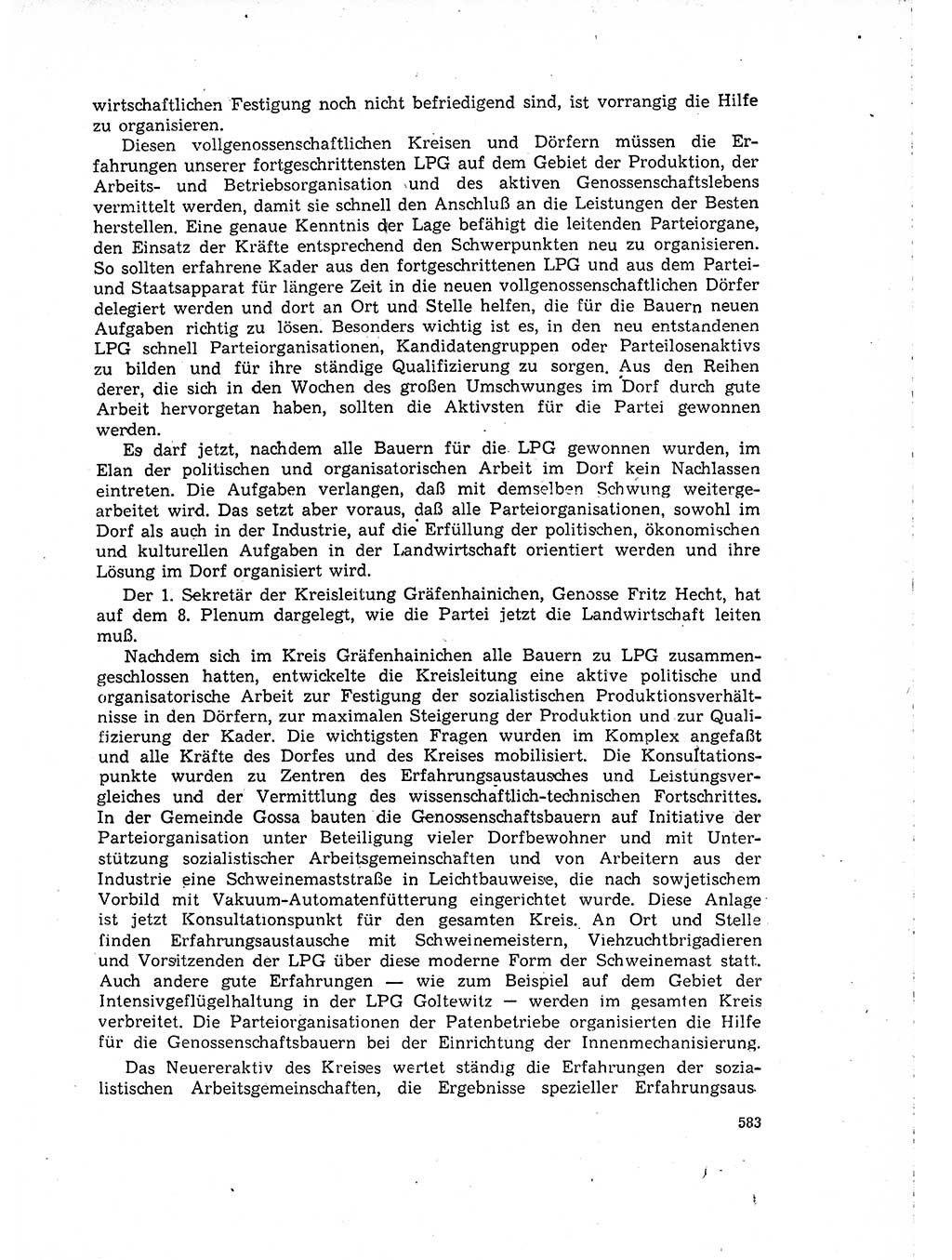 Neuer Weg (NW), Organ des Zentralkomitees (ZK) der SED (Sozialistische Einheitspartei Deutschlands) für Fragen des Parteilebens, 15. Jahrgang [Deutsche Demokratische Republik (DDR)] 1960, Seite 583 (NW ZK SED DDR 1960, S. 583)