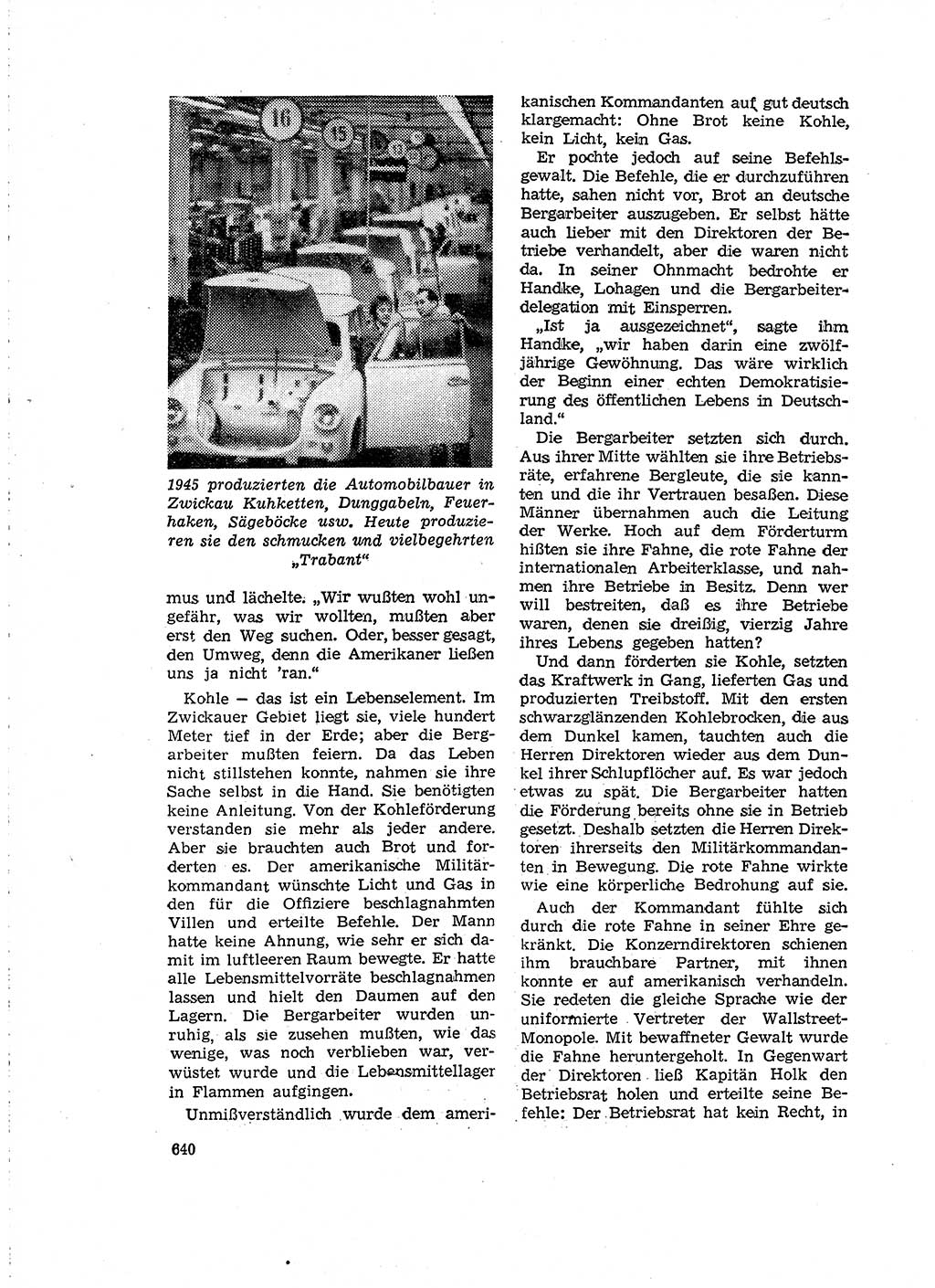 Neuer Weg (NW), Organ des Zentralkomitees (ZK) der SED (Sozialistische Einheitspartei Deutschlands) für Fragen des Parteilebens, 15. Jahrgang [Deutsche Demokratische Republik (DDR)] 1960, Seite 640 (NW ZK SED DDR 1960, S. 640)