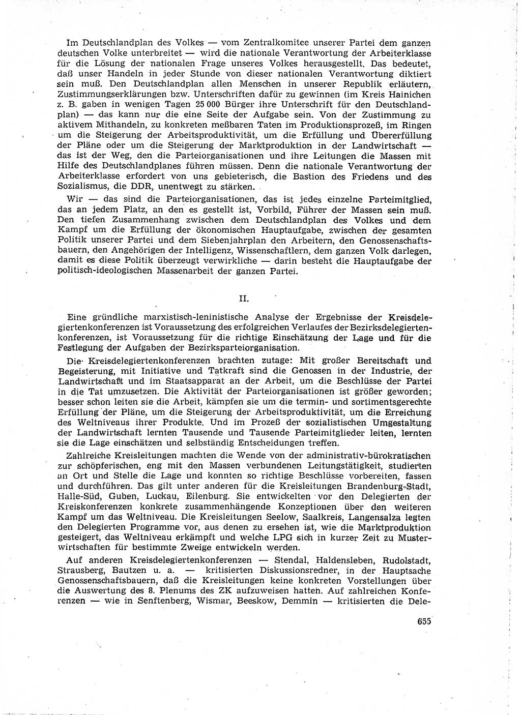 Neuer Weg (NW), Organ des Zentralkomitees (ZK) der SED (Sozialistische Einheitspartei Deutschlands) für Fragen des Parteilebens, 15. Jahrgang [Deutsche Demokratische Republik (DDR)] 1960, Seite 655 (NW ZK SED DDR 1960, S. 655)