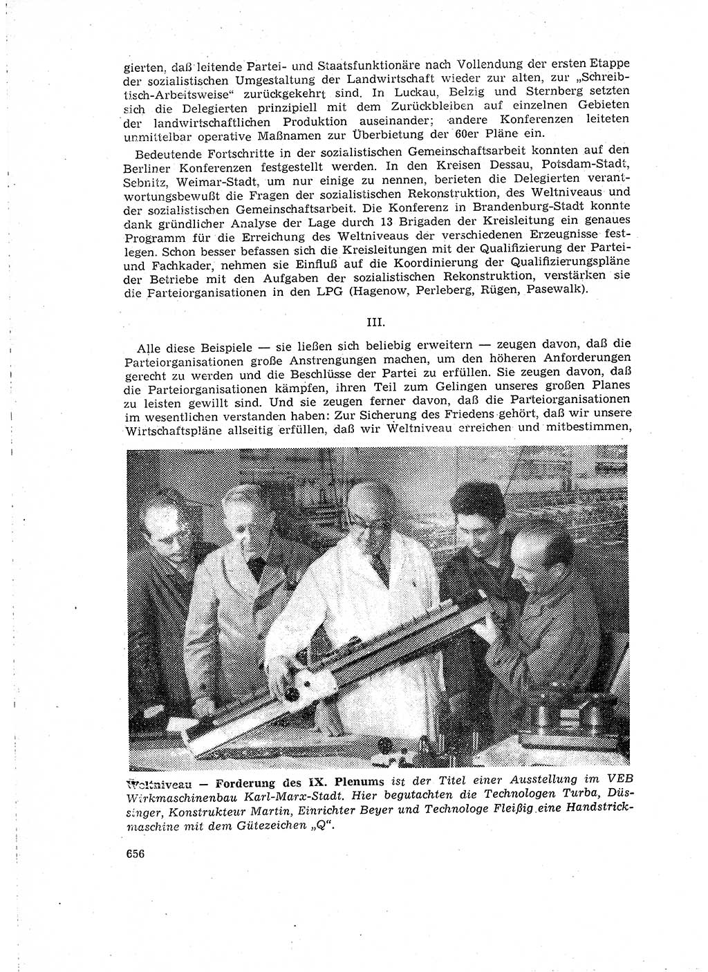 Neuer Weg (NW), Organ des Zentralkomitees (ZK) der SED (Sozialistische Einheitspartei Deutschlands) für Fragen des Parteilebens, 15. Jahrgang [Deutsche Demokratische Republik (DDR)] 1960, Seite 656 (NW ZK SED DDR 1960, S. 656)