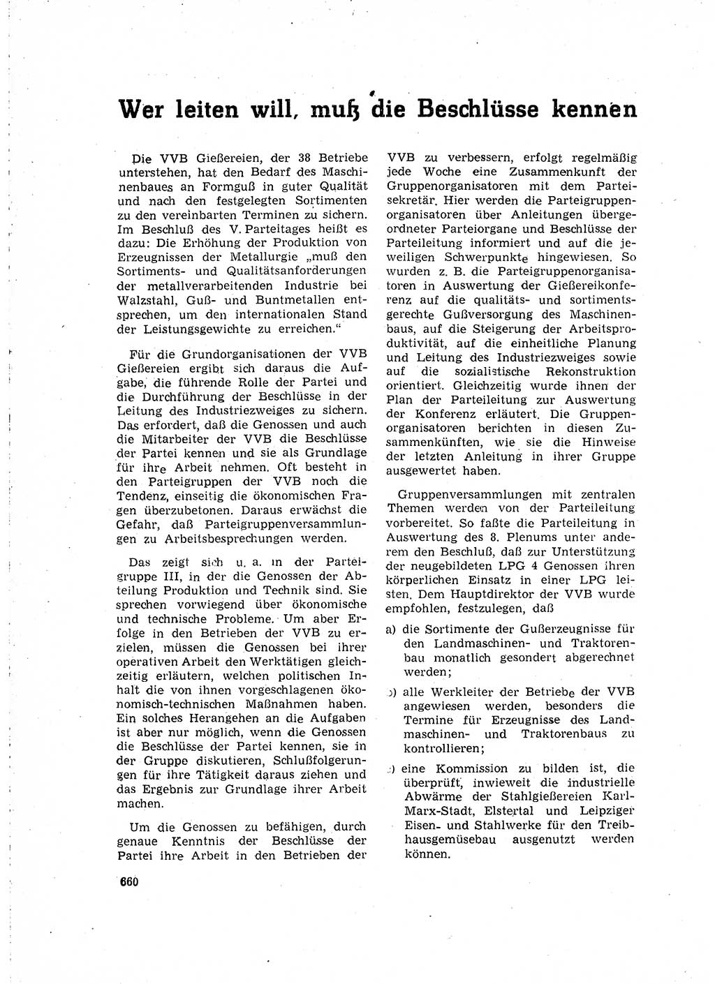 Neuer Weg (NW), Organ des Zentralkomitees (ZK) der SED (Sozialistische Einheitspartei Deutschlands) für Fragen des Parteilebens, 15. Jahrgang [Deutsche Demokratische Republik (DDR)] 1960, Seite 660 (NW ZK SED DDR 1960, S. 660)