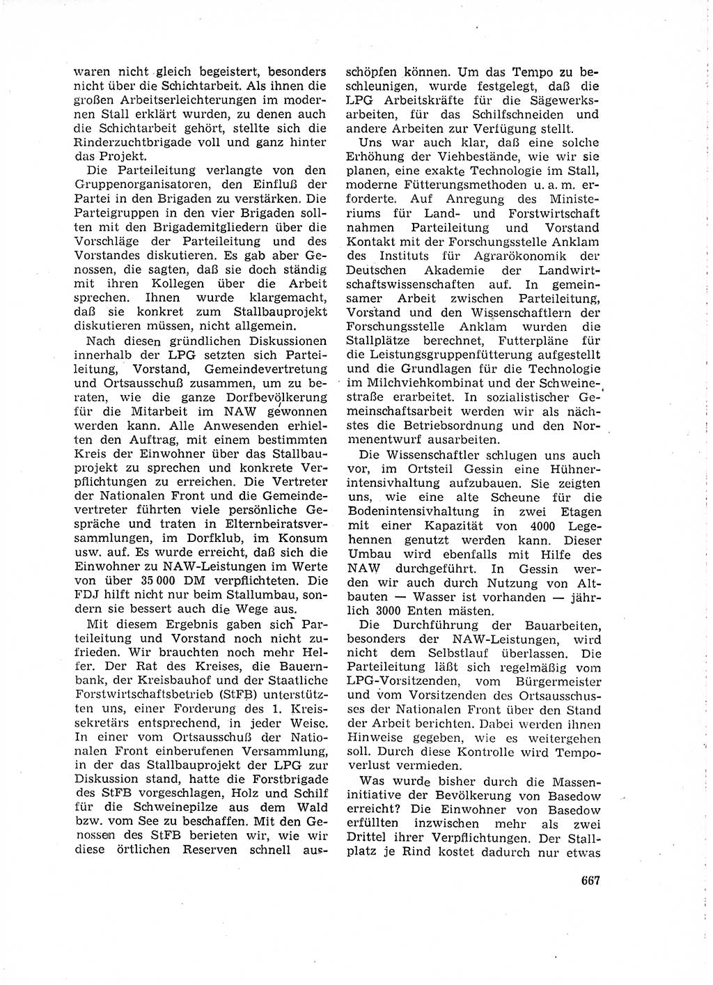 Neuer Weg (NW), Organ des Zentralkomitees (ZK) der SED (Sozialistische Einheitspartei Deutschlands) für Fragen des Parteilebens, 15. Jahrgang [Deutsche Demokratische Republik (DDR)] 1960, Seite 667 (NW ZK SED DDR 1960, S. 667)
