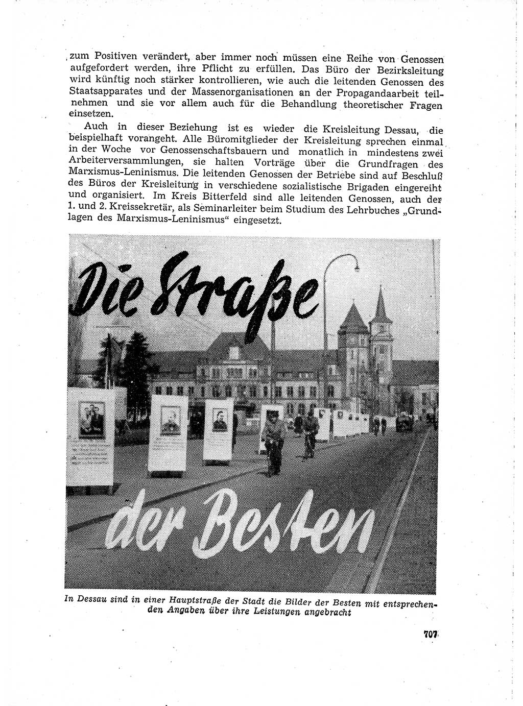 Neuer Weg (NW), Organ des Zentralkomitees (ZK) der SED (Sozialistische Einheitspartei Deutschlands) für Fragen des Parteilebens, 15. Jahrgang [Deutsche Demokratische Republik (DDR)] 1960, Seite 707 (NW ZK SED DDR 1960, S. 707)
