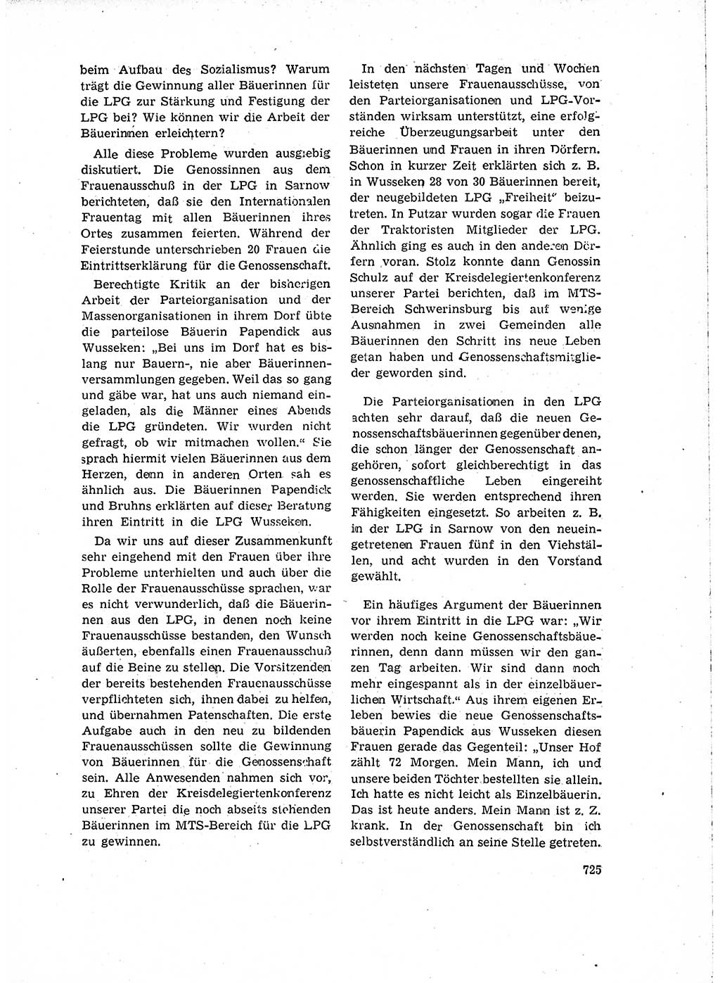 Neuer Weg (NW), Organ des Zentralkomitees (ZK) der SED (Sozialistische Einheitspartei Deutschlands) für Fragen des Parteilebens, 15. Jahrgang [Deutsche Demokratische Republik (DDR)] 1960, Seite 725 (NW ZK SED DDR 1960, S. 725)