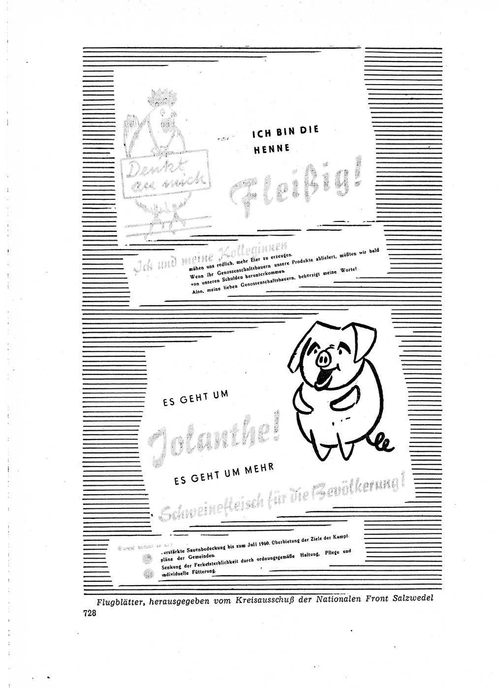 Neuer Weg (NW), Organ des Zentralkomitees (ZK) der SED (Sozialistische Einheitspartei Deutschlands) für Fragen des Parteilebens, 15. Jahrgang [Deutsche Demokratische Republik (DDR)] 1960, Seite 728 (NW ZK SED DDR 1960, S. 728)