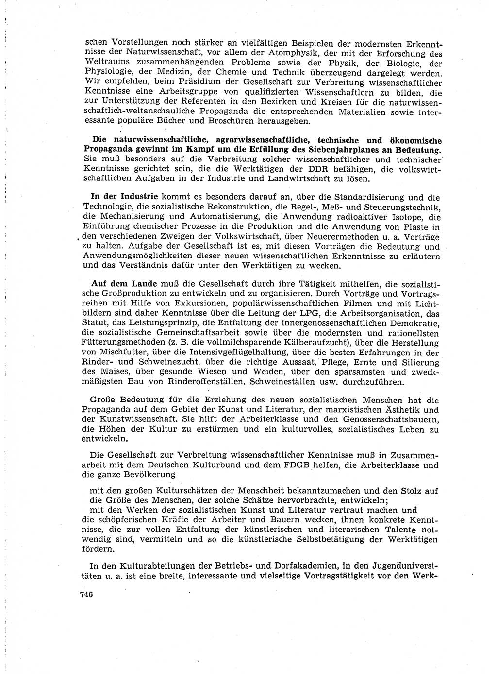 Neuer Weg (NW), Organ des Zentralkomitees (ZK) der SED (Sozialistische Einheitspartei Deutschlands) für Fragen des Parteilebens, 15. Jahrgang [Deutsche Demokratische Republik (DDR)] 1960, Seite 746 (NW ZK SED DDR 1960, S. 746)