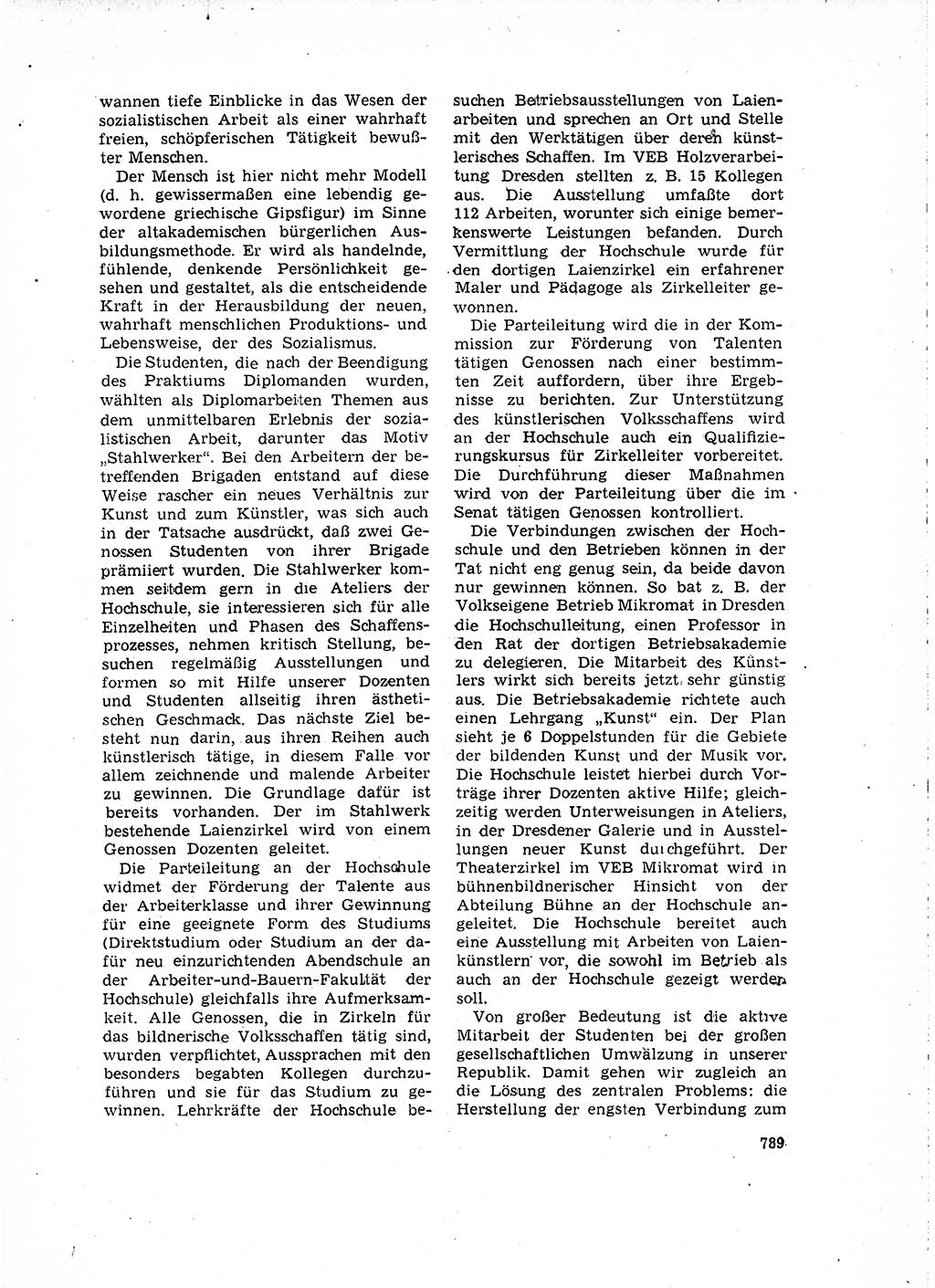 Neuer Weg (NW), Organ des Zentralkomitees (ZK) der SED (Sozialistische Einheitspartei Deutschlands) für Fragen des Parteilebens, 15. Jahrgang [Deutsche Demokratische Republik (DDR)] 1960, Seite 789 (NW ZK SED DDR 1960, S. 789)