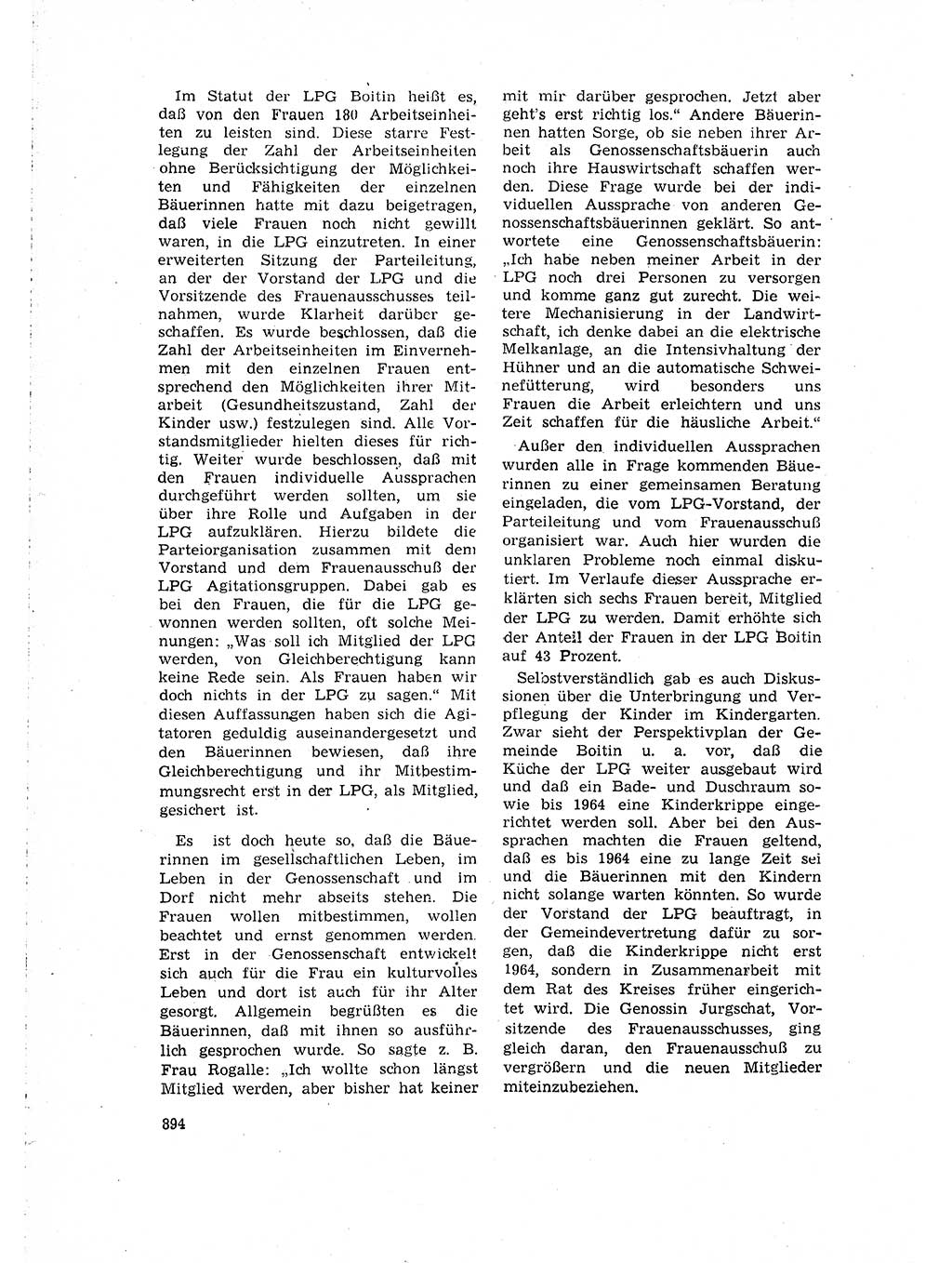 Neuer Weg (NW), Organ des Zentralkomitees (ZK) der SED (Sozialistische Einheitspartei Deutschlands) für Fragen des Parteilebens, 15. Jahrgang [Deutsche Demokratische Republik (DDR)] 1960, Seite 894 (NW ZK SED DDR 1960, S. 894)