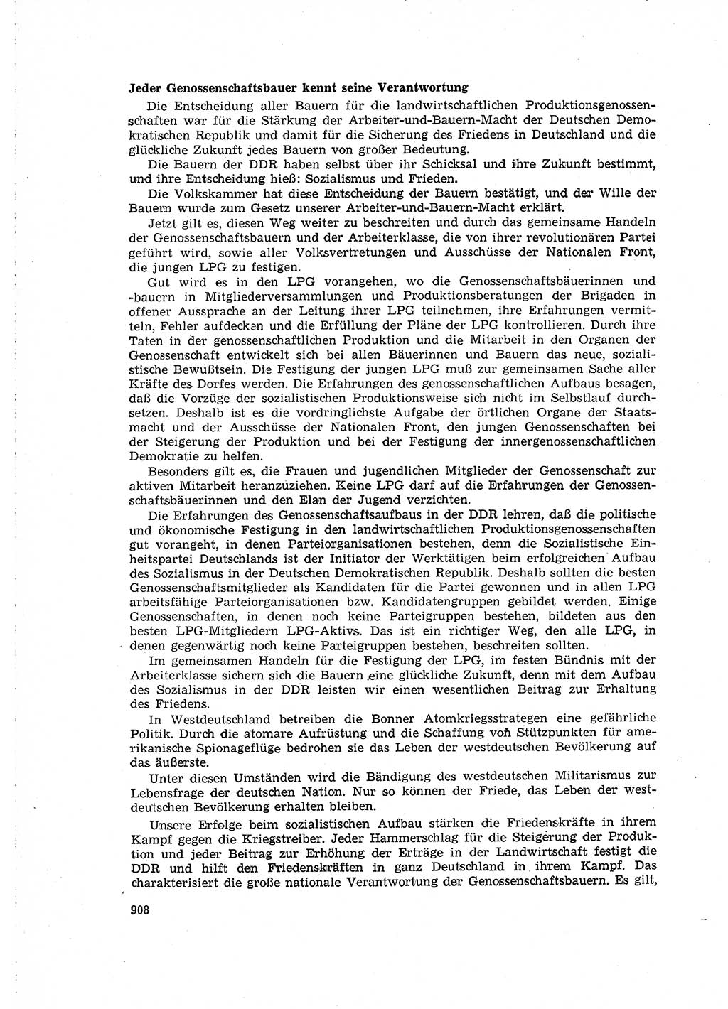 Neuer Weg (NW), Organ des Zentralkomitees (ZK) der SED (Sozialistische Einheitspartei Deutschlands) für Fragen des Parteilebens, 15. Jahrgang [Deutsche Demokratische Republik (DDR)] 1960, Seite 908 (NW ZK SED DDR 1960, S. 908)