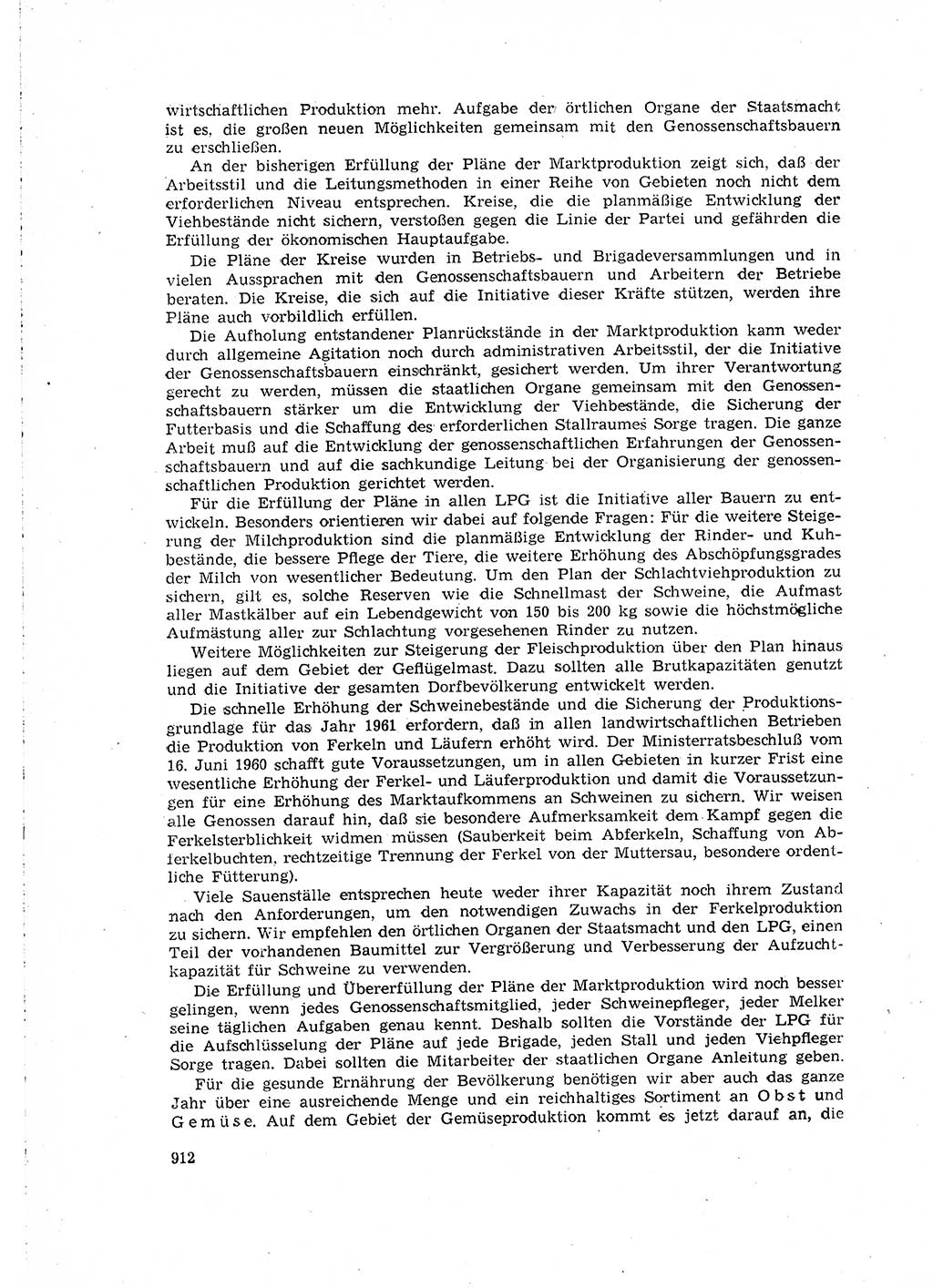 Neuer Weg (NW), Organ des Zentralkomitees (ZK) der SED (Sozialistische Einheitspartei Deutschlands) für Fragen des Parteilebens, 15. Jahrgang [Deutsche Demokratische Republik (DDR)] 1960, Seite 912 (NW ZK SED DDR 1960, S. 912)