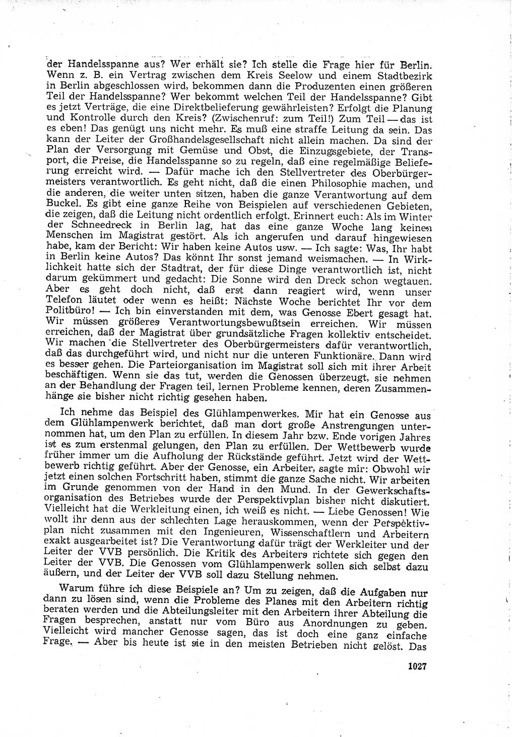 Neuer Weg (NW), Organ des Zentralkomitees (ZK) der SED (Sozialistische Einheitspartei Deutschlands) für Fragen des Parteilebens, 15. Jahrgang [Deutsche Demokratische Republik (DDR)] 1960, Seite 1027 (NW ZK SED DDR 1960, S. 1027)