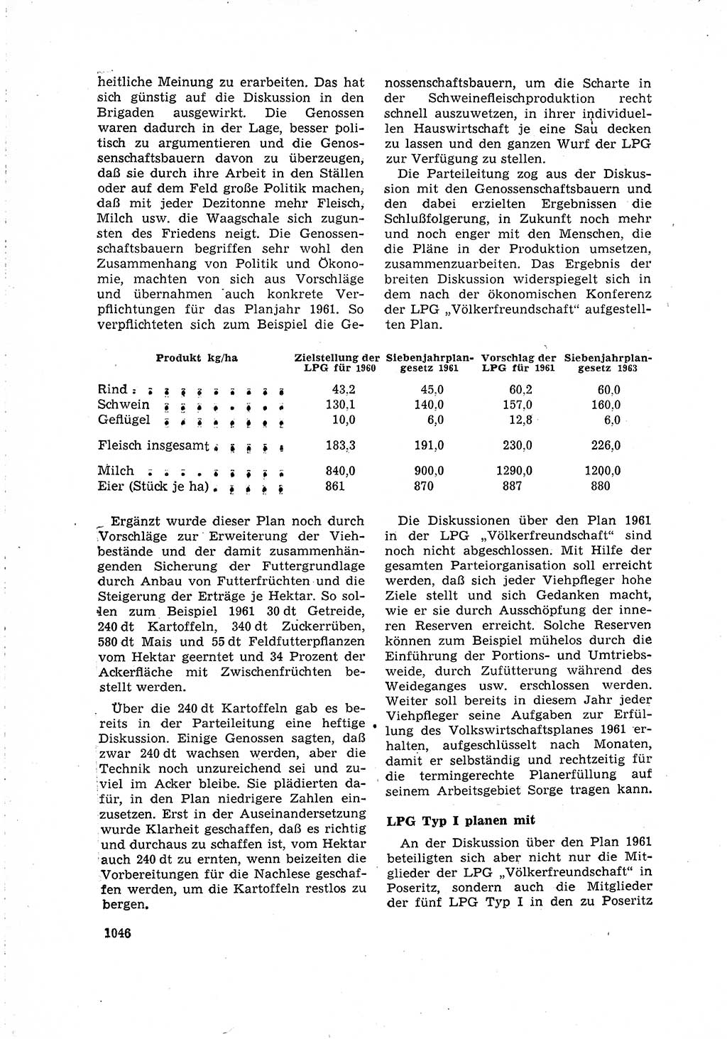 Neuer Weg (NW), Organ des Zentralkomitees (ZK) der SED (Sozialistische Einheitspartei Deutschlands) für Fragen des Parteilebens, 15. Jahrgang [Deutsche Demokratische Republik (DDR)] 1960, Seite 1046 (NW ZK SED DDR 1960, S. 1046)