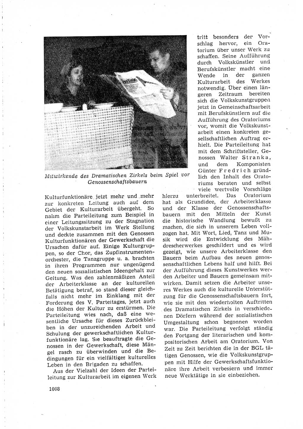 Neuer Weg (NW), Organ des Zentralkomitees (ZK) der SED (Sozialistische Einheitspartei Deutschlands) für Fragen des Parteilebens, 15. Jahrgang [Deutsche Demokratische Republik (DDR)] 1960, Seite 1068 (NW ZK SED DDR 1960, S. 1068)