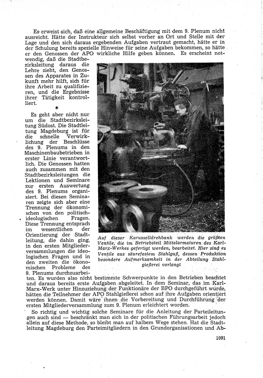 Neuer Weg (NW), Organ des Zentralkomitees (ZK) der SED (Sozialistische Einheitspartei Deutschlands) für Fragen des Parteilebens, 15. Jahrgang [Deutsche Demokratische Republik (DDR)] 1960, Seite 1091 (NW ZK SED DDR 1960, S. 1091)
