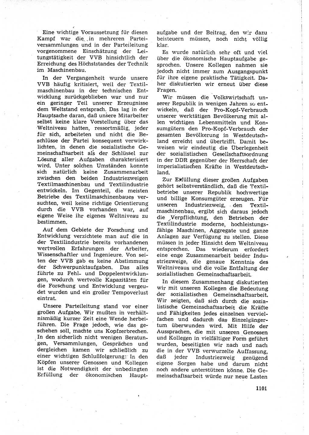 Neuer Weg (NW), Organ des Zentralkomitees (ZK) der SED (Sozialistische Einheitspartei Deutschlands) für Fragen des Parteilebens, 15. Jahrgang [Deutsche Demokratische Republik (DDR)] 1960, Seite 1101 (NW ZK SED DDR 1960, S. 1101)