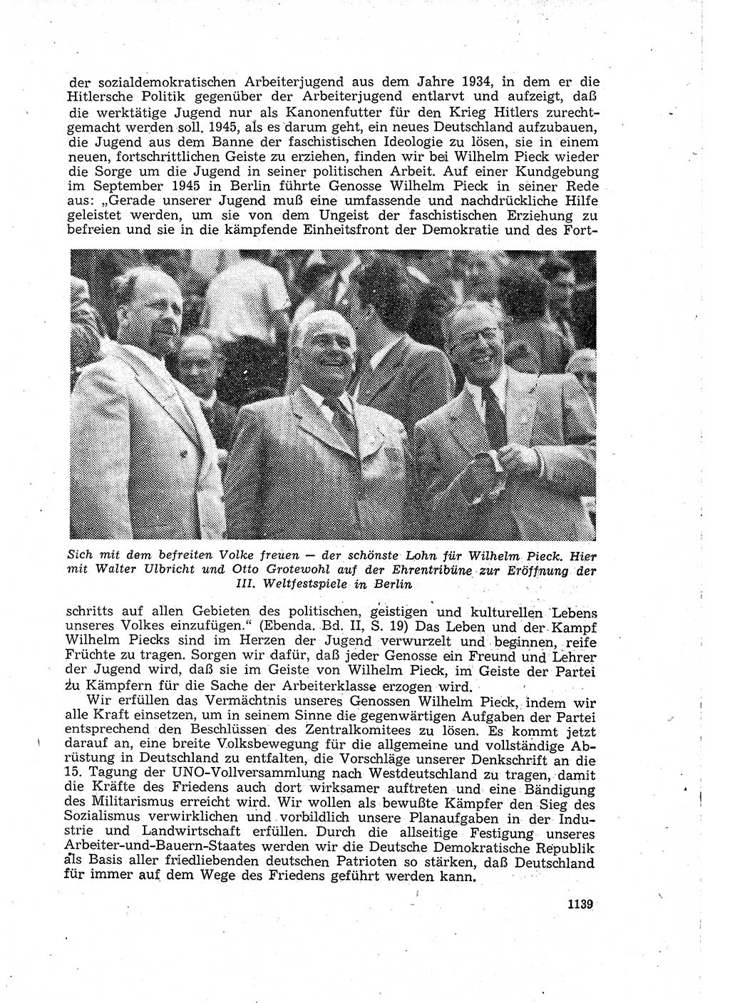 Neuer Weg (NW), Organ des Zentralkomitees (ZK) der SED (Sozialistische Einheitspartei Deutschlands) für Fragen des Parteilebens, 15. Jahrgang [Deutsche Demokratische Republik (DDR)] 1960, Seite 1139 (NW ZK SED DDR 1960, S. 1139)