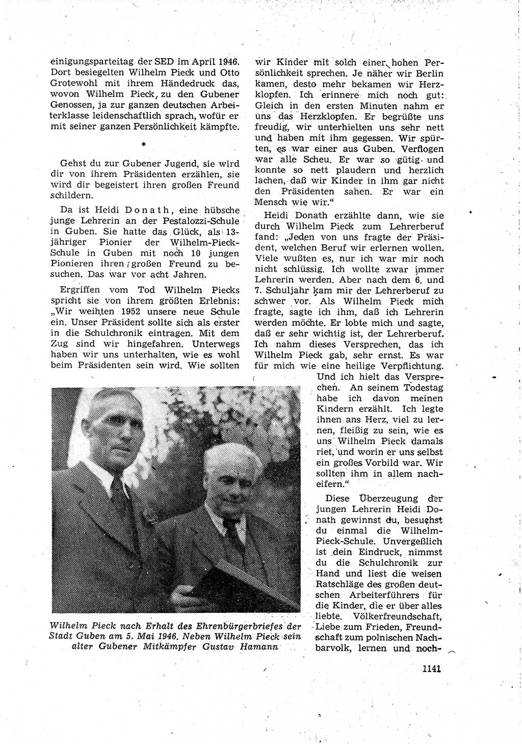 Neuer Weg (NW), Organ des Zentralkomitees (ZK) der SED (Sozialistische Einheitspartei Deutschlands) für Fragen des Parteilebens, 15. Jahrgang [Deutsche Demokratische Republik (DDR)] 1960, Seite 1141 (NW ZK SED DDR 1960, S. 1141)