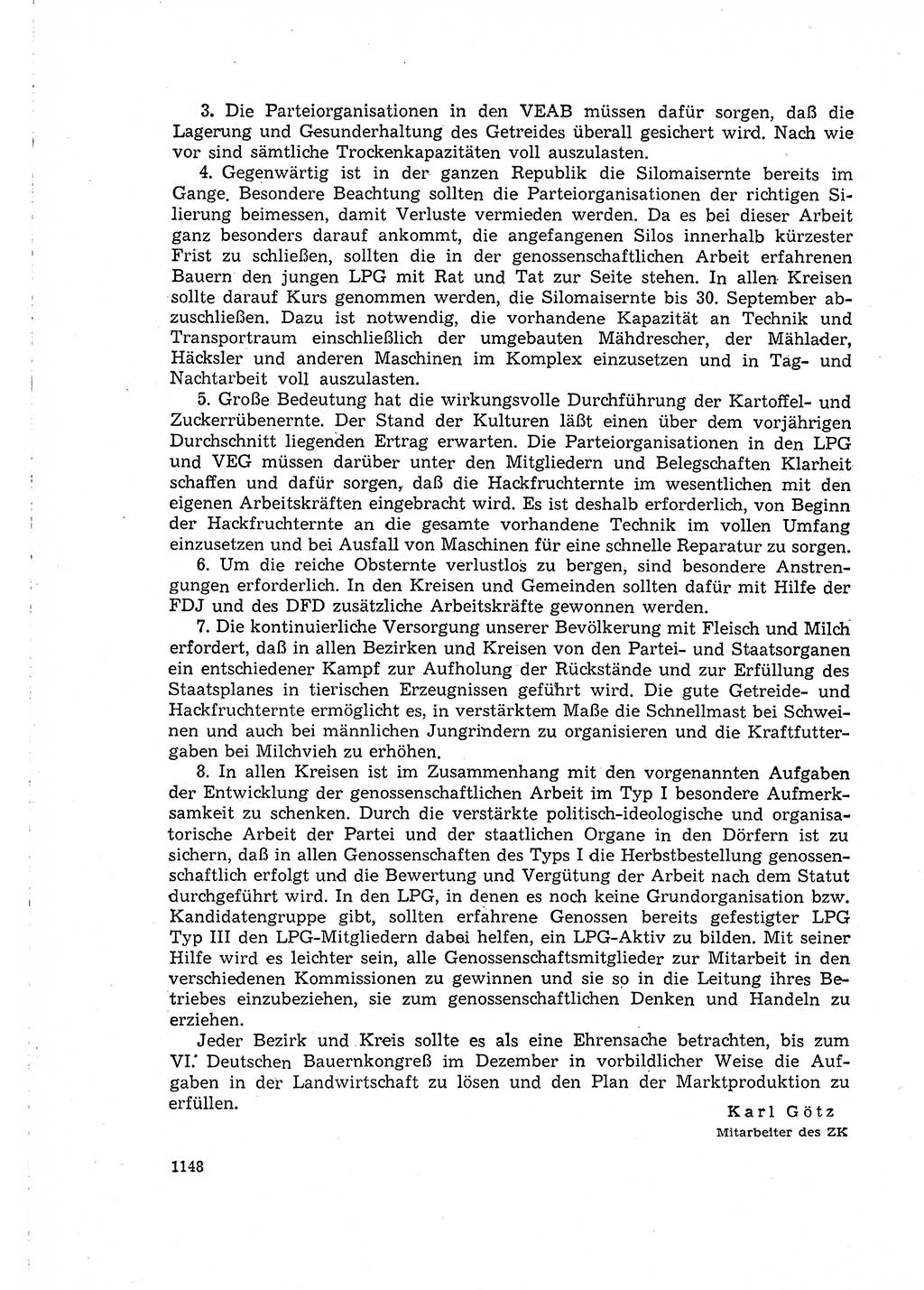 Neuer Weg (NW), Organ des Zentralkomitees (ZK) der SED (Sozialistische Einheitspartei Deutschlands) für Fragen des Parteilebens, 15. Jahrgang [Deutsche Demokratische Republik (DDR)] 1960, Seite 1148 (NW ZK SED DDR 1960, S. 1148)