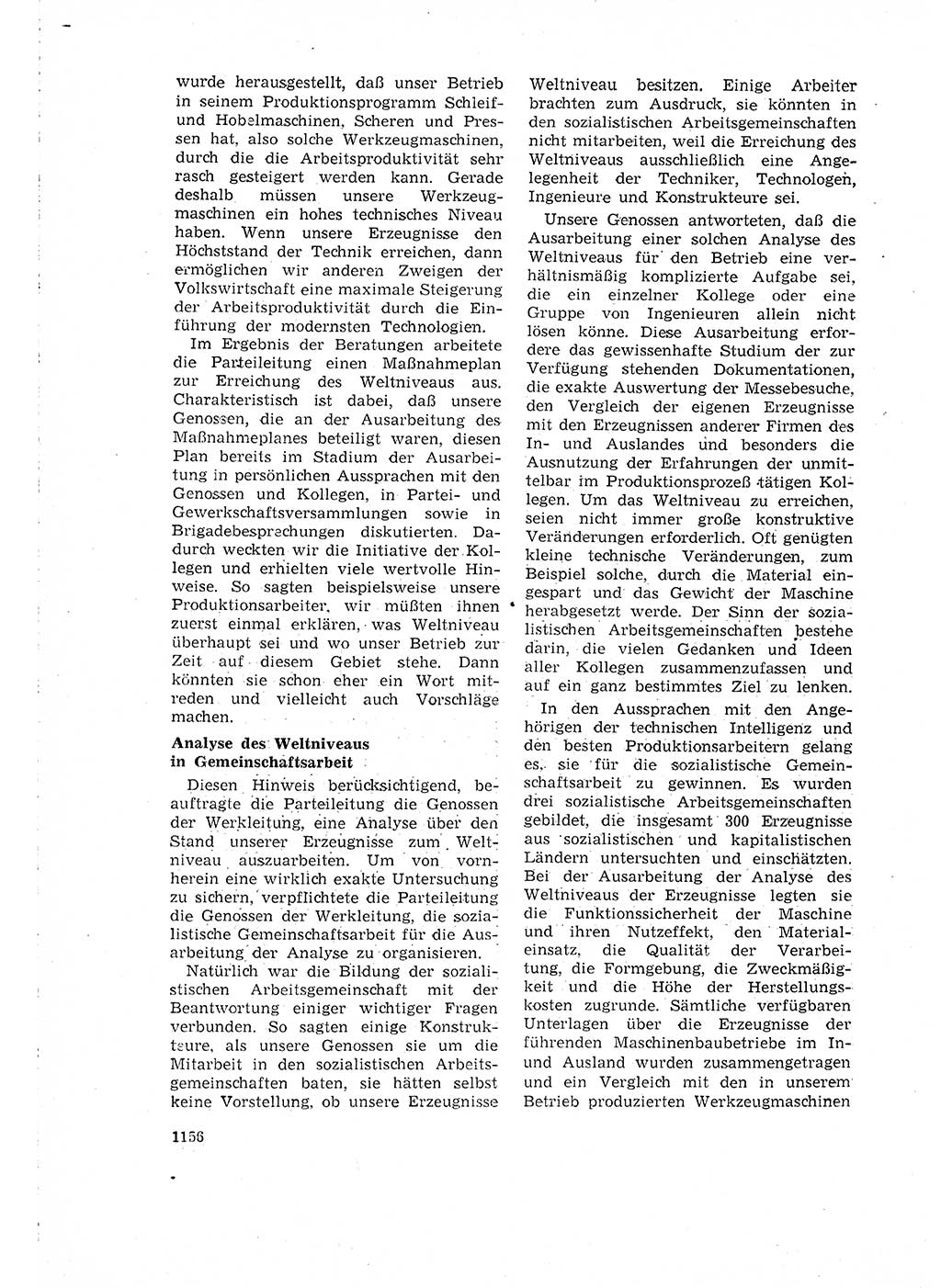 Neuer Weg (NW), Organ des Zentralkomitees (ZK) der SED (Sozialistische Einheitspartei Deutschlands) für Fragen des Parteilebens, 15. Jahrgang [Deutsche Demokratische Republik (DDR)] 1960, Seite 1156 (NW ZK SED DDR 1960, S. 1156)