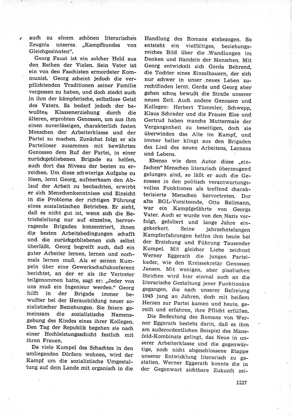 Neuer Weg (NW), Organ des Zentralkomitees (ZK) der SED (Sozialistische Einheitspartei Deutschlands) für Fragen des Parteilebens, 15. Jahrgang [Deutsche Demokratische Republik (DDR)] 1960, Seite 1227 (NW ZK SED DDR 1960, S. 1227)