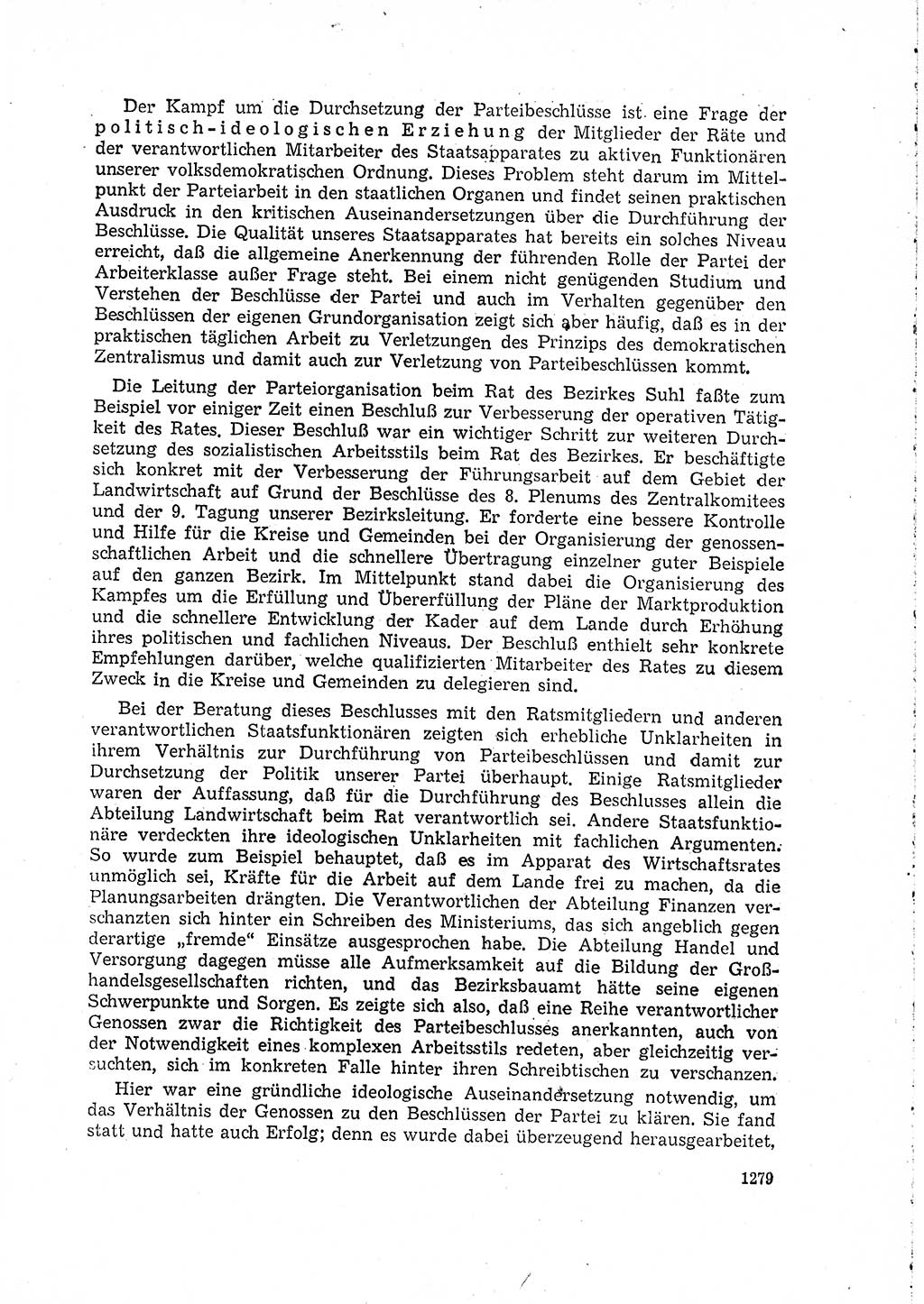 Neuer Weg (NW), Organ des Zentralkomitees (ZK) der SED (Sozialistische Einheitspartei Deutschlands) für Fragen des Parteilebens, 15. Jahrgang [Deutsche Demokratische Republik (DDR)] 1960, Seite 1279 (NW ZK SED DDR 1960, S. 1279)