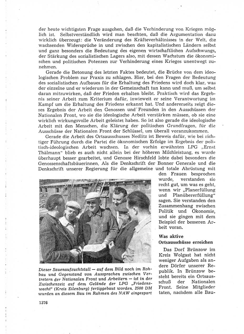 Neuer Weg (NW), Organ des Zentralkomitees (ZK) der SED (Sozialistische Einheitspartei Deutschlands) für Fragen des Parteilebens, 15. Jahrgang [Deutsche Demokratische Republik (DDR)] 1960, Seite 1376 (NW ZK SED DDR 1960, S. 1376)