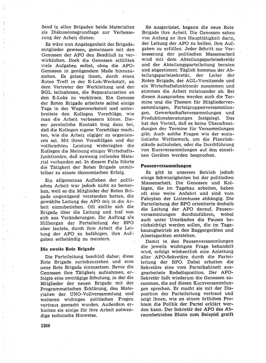 Neuer Weg (NW), Organ des Zentralkomitees (ZK) der SED (Sozialistische Einheitspartei Deutschlands) für Fragen des Parteilebens, 15. Jahrgang [Deutsche Demokratische Republik (DDR)] 1960, Seite 1386 (NW ZK SED DDR 1960, S. 1386)