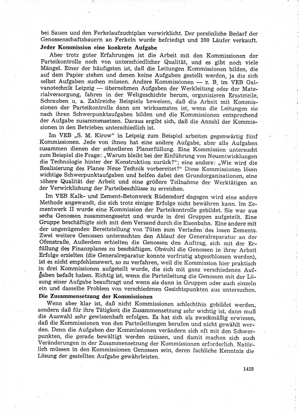 Neuer Weg (NW), Organ des Zentralkomitees (ZK) der SED (Sozialistische Einheitspartei Deutschlands) für Fragen des Parteilebens, 15. Jahrgang [Deutsche Demokratische Republik (DDR)] 1960, Seite 1425 (NW ZK SED DDR 1960, S. 1425)