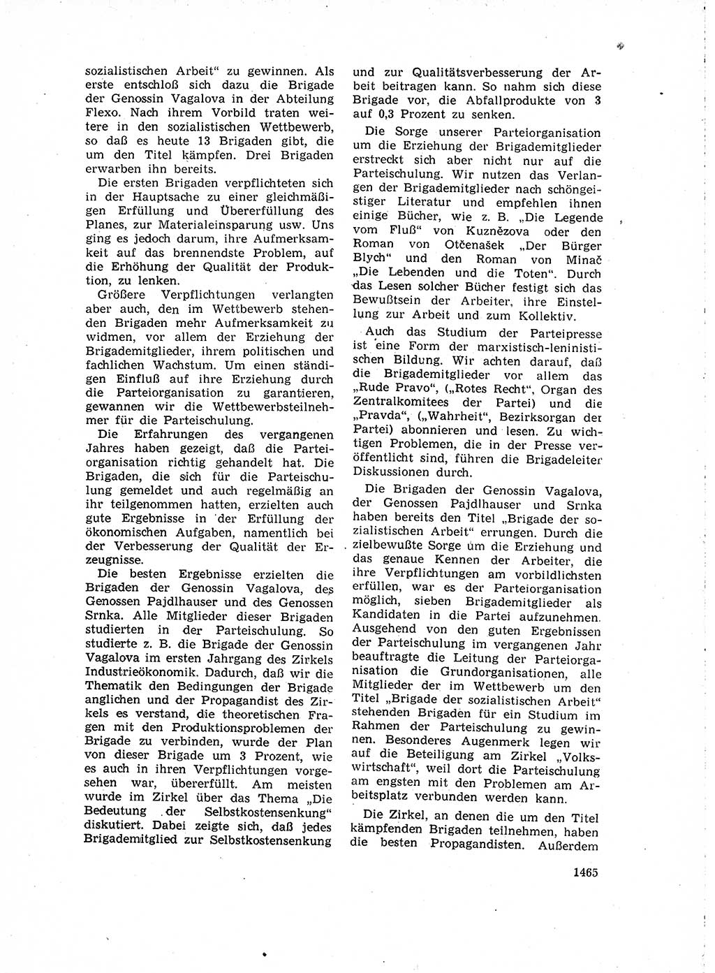 Neuer Weg (NW), Organ des Zentralkomitees (ZK) der SED (Sozialistische Einheitspartei Deutschlands) für Fragen des Parteilebens, 15. Jahrgang [Deutsche Demokratische Republik (DDR)] 1960, Seite 1465 (NW ZK SED DDR 1960, S. 1465)