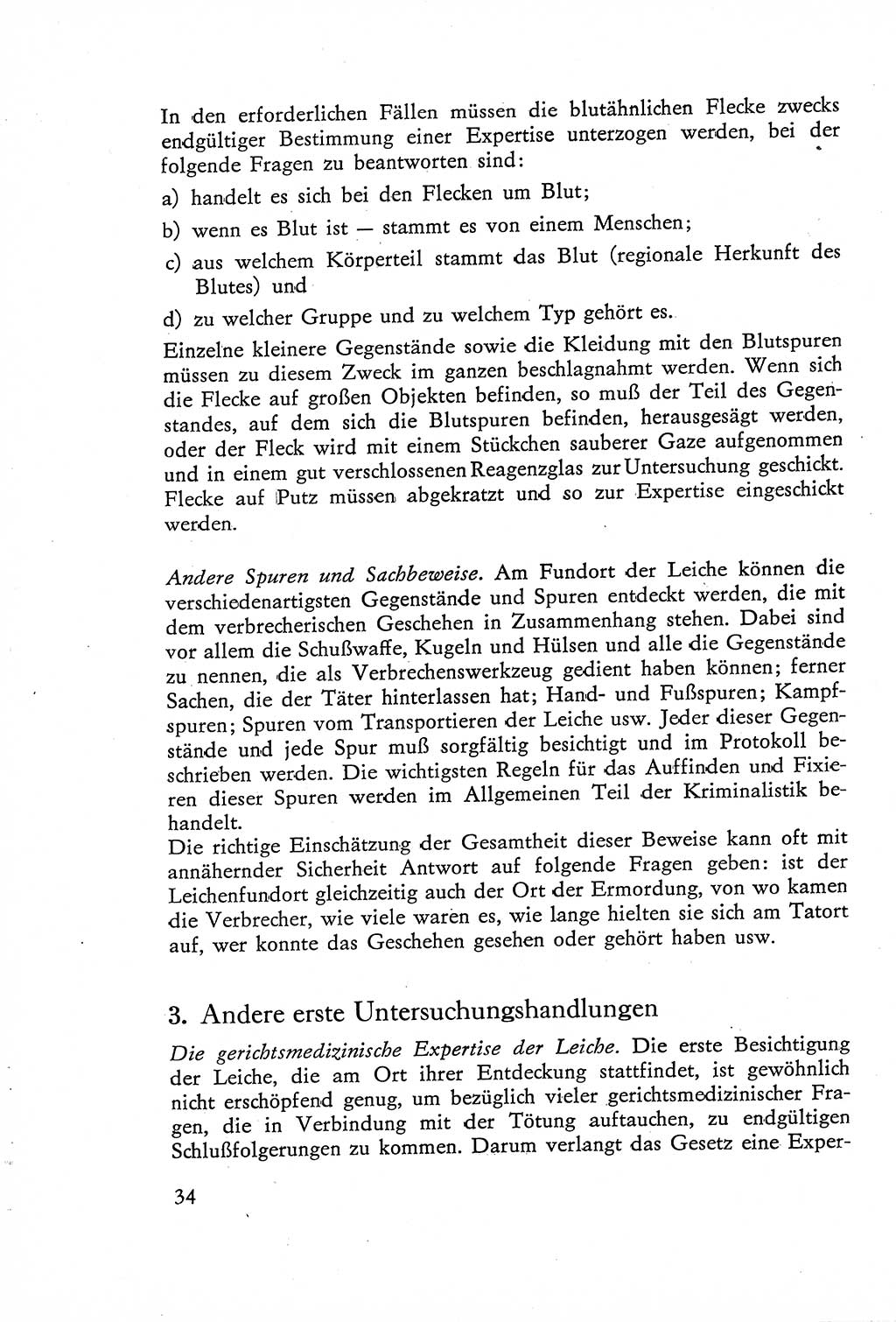 Die Untersuchung einzelner Verbrechensarten [Deutsche Demokratische Republik (DDR)] 1960, Seite 34 (Unters. Verbr.-Art. DDR 1960, S. 34)