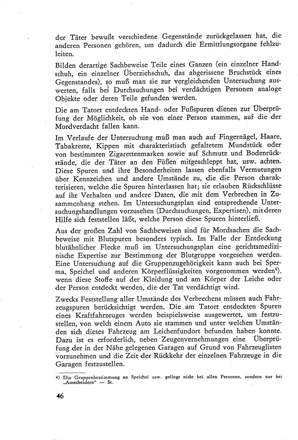Die Untersuchung einzelner Verbrechensarten [Deutsche Demokratische Republik (DDR)] 1960, Seite 46 (Unters. Verbr.-Art. DDR 1960, S. 46)