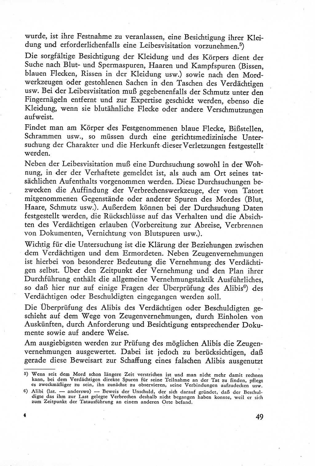 Die Untersuchung einzelner Verbrechensarten [Deutsche Demokratische Republik (DDR)] 1960, Seite 49 (Unters. Verbr.-Art. DDR 1960, S. 49)